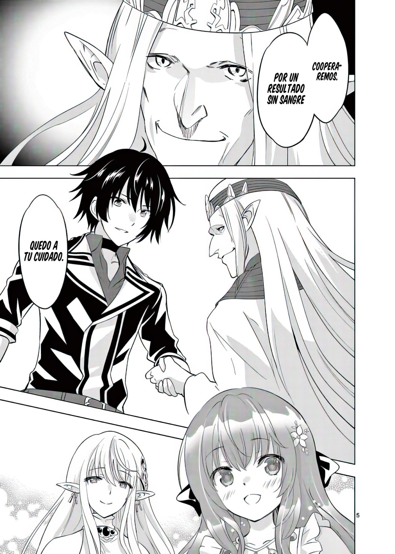 Shijou Saikyou Orc-san no Tanoshii Tanetsuke Harem Zukuri Capitulo 55: Los discursos tienen efecto disuadiendo personas, ¿O es lavado de cerebro? página 8