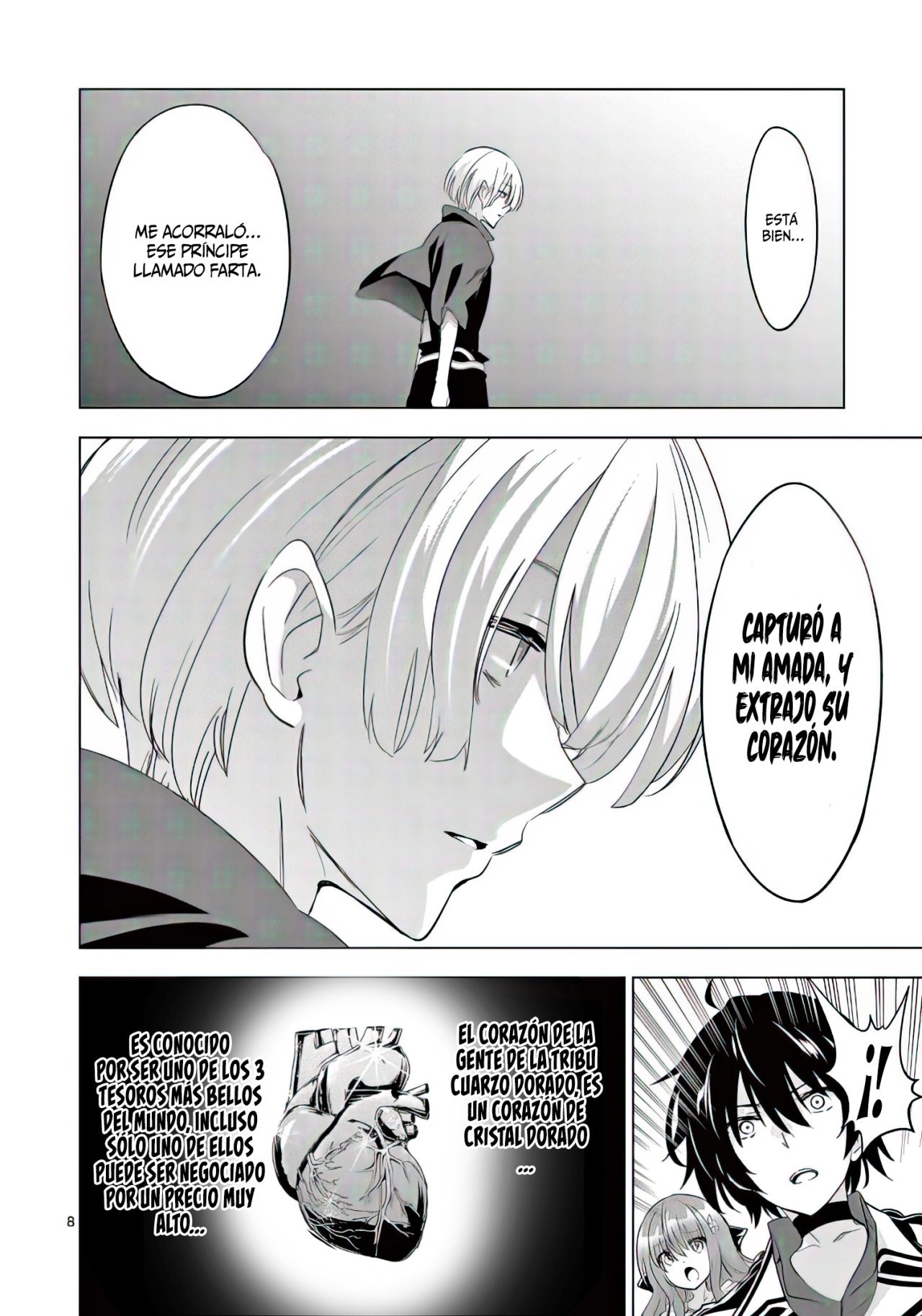 Shijou Saikyou Orc-san no Tanoshii Tanetsuke Harem Zukuri Capitulo 56: No pensar en destruir el mundo sólo porque el villano tuvo pasado trágico. página 11