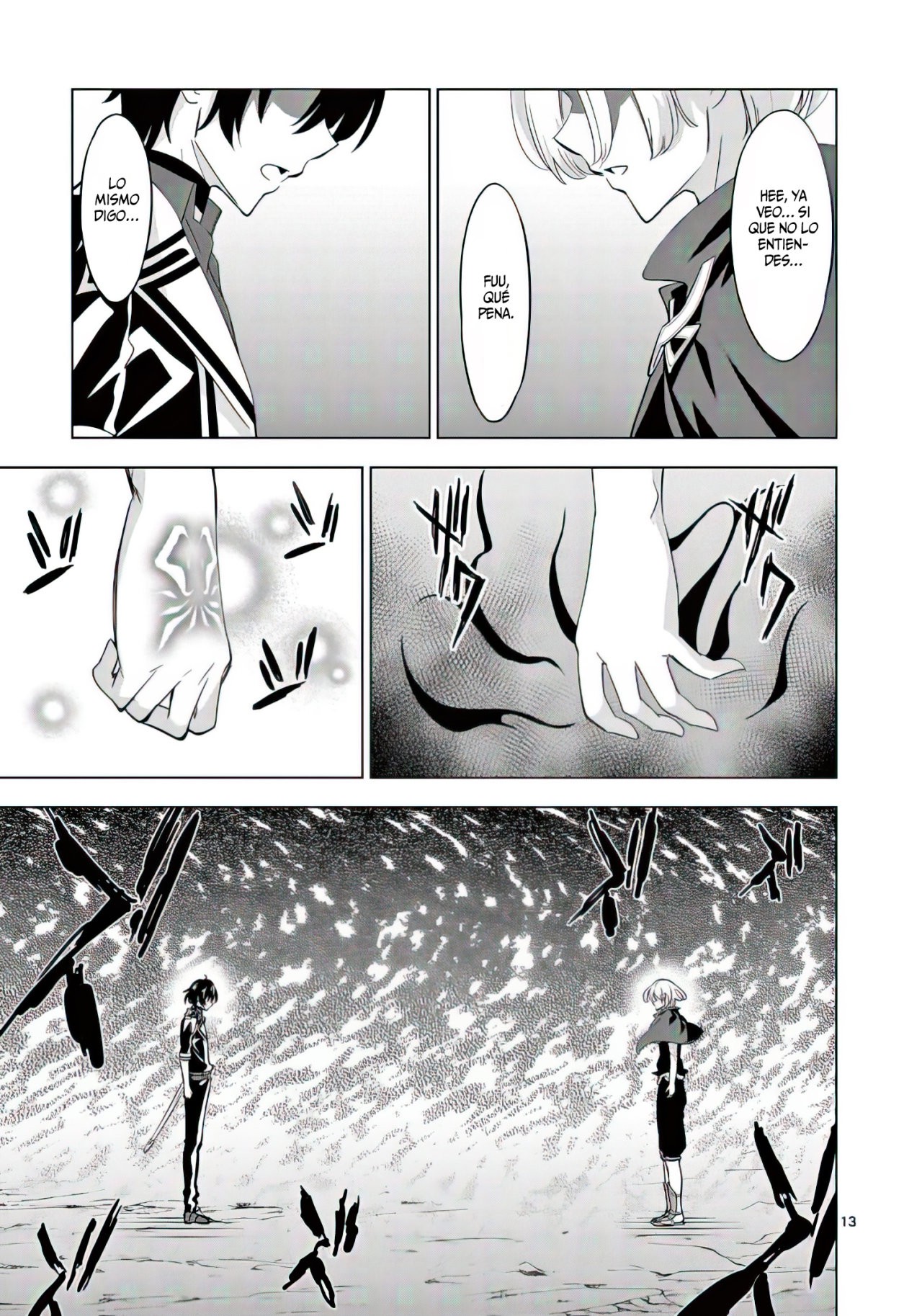Shijou Saikyou Orc-san no Tanoshii Tanetsuke Harem Zukuri Capitulo 56: No pensar en destruir el mundo sólo porque el villano tuvo pasado trágico. página 16