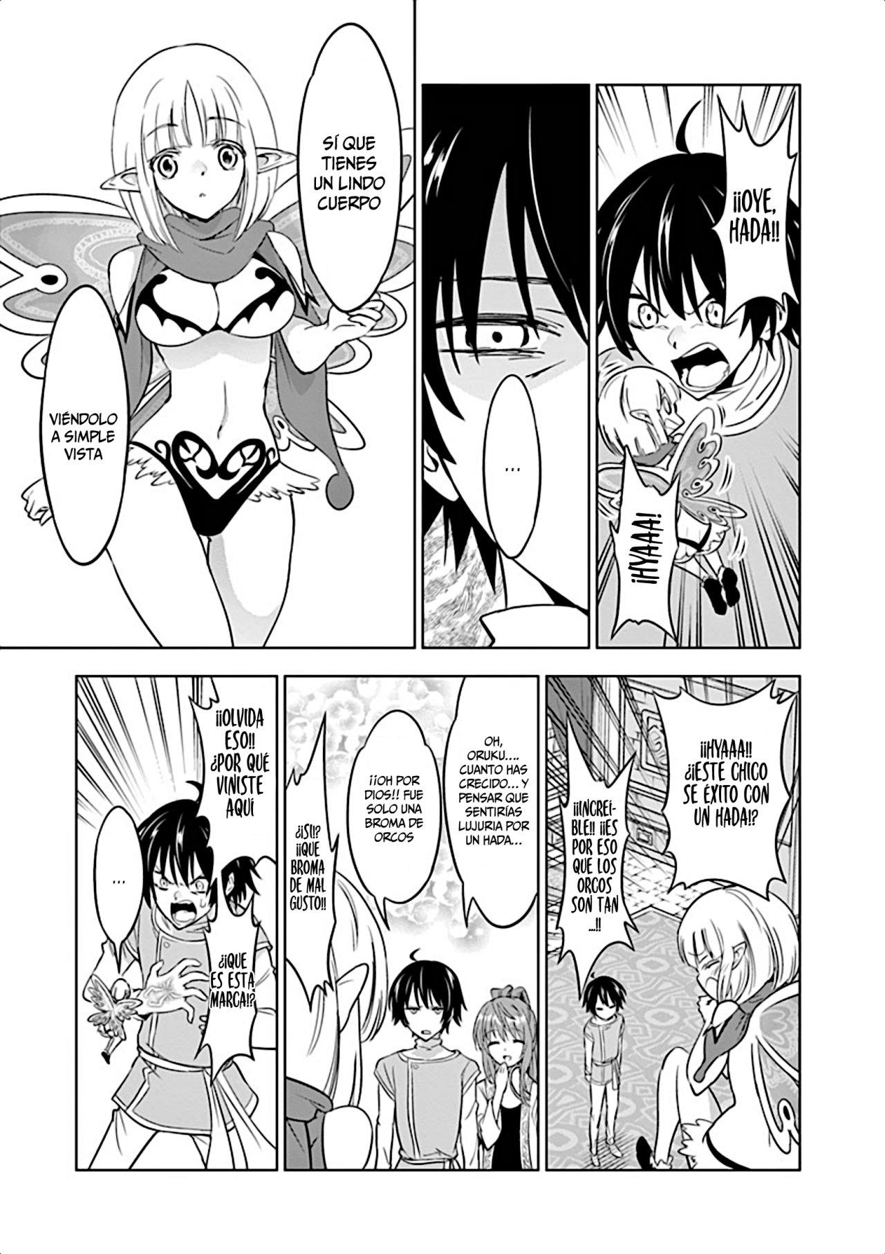Shijou Saikyou Orc-san no Tanoshii Tanetsuke Harem Zukuri Capitulo 6: El secreto detrás del nacimiento de Oruku finalmente es revelado. página 21