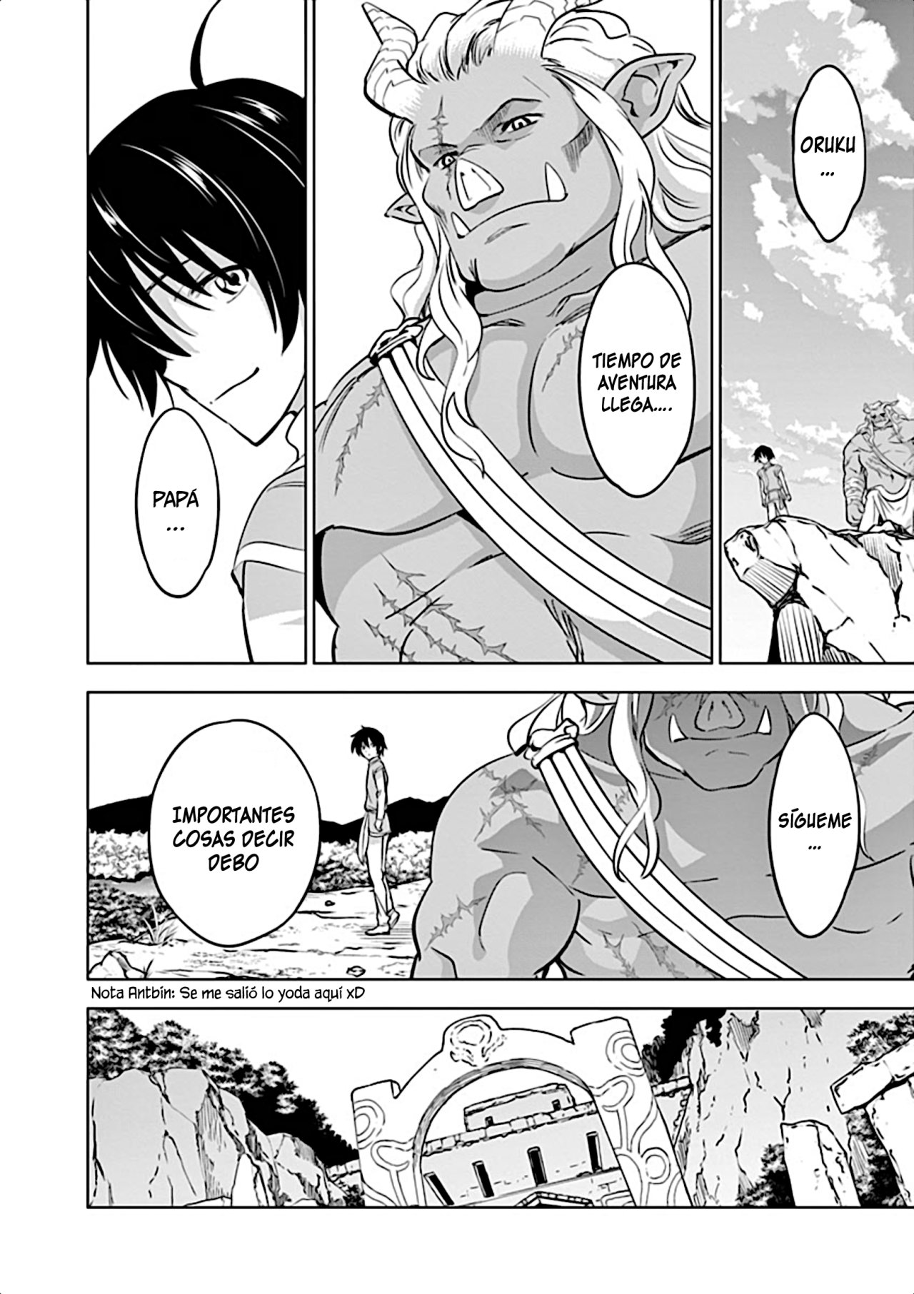 Shijou Saikyou Orc-san no Tanoshii Tanetsuke Harem Zukuri Capitulo 6: El secreto detrás del nacimiento de Oruku finalmente es revelado. página 4