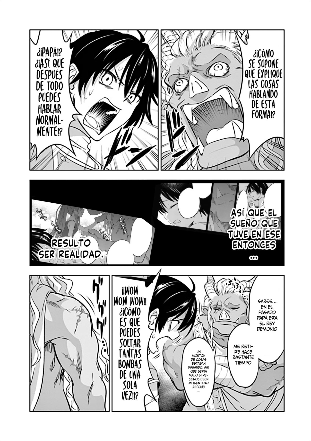 Shijou Saikyou Orc-san no Tanoshii Tanetsuke Harem Zukuri Capitulo 6: El secreto detrás del nacimiento de Oruku finalmente es revelado. página 6