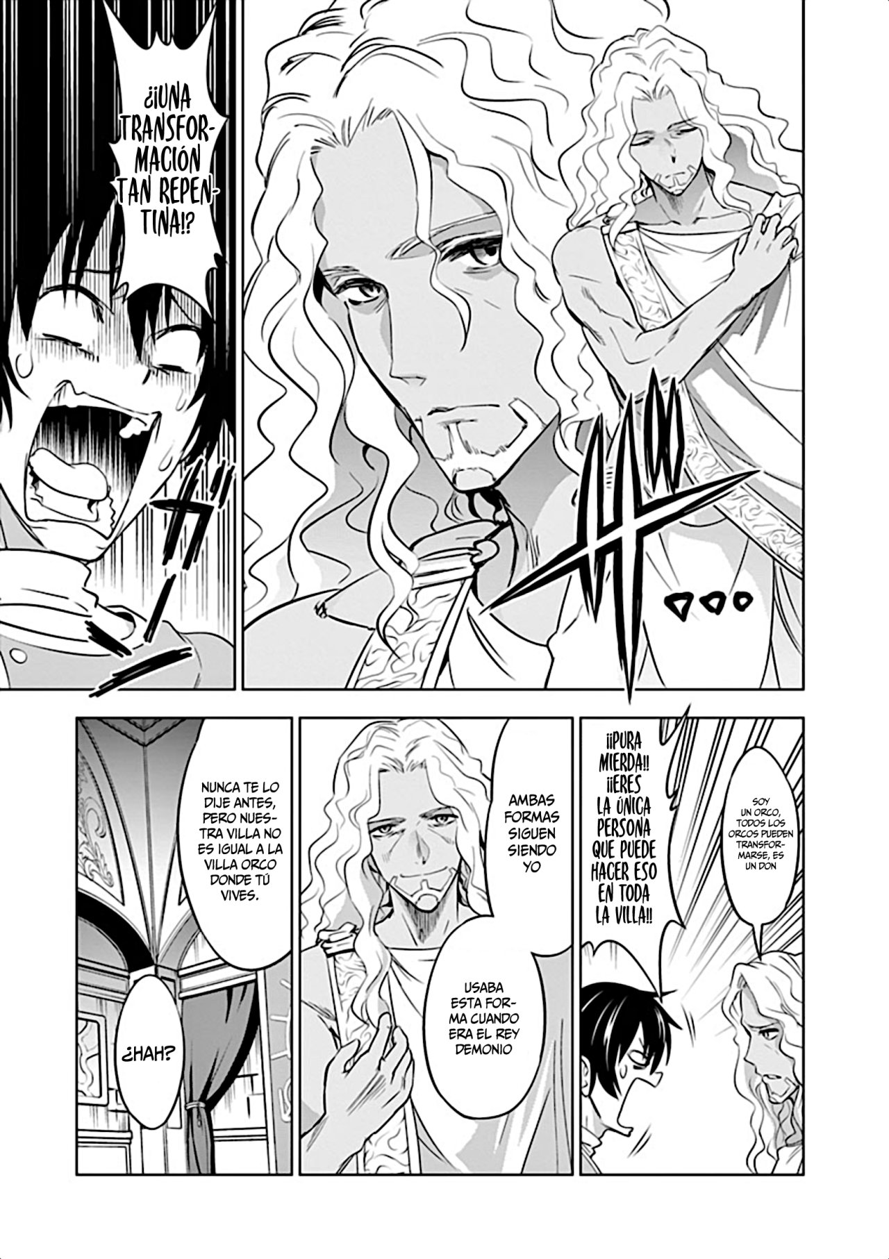 Shijou Saikyou Orc-san no Tanoshii Tanetsuke Harem Zukuri Capitulo 6: El secreto detrás del nacimiento de Oruku finalmente es revelado. página 7