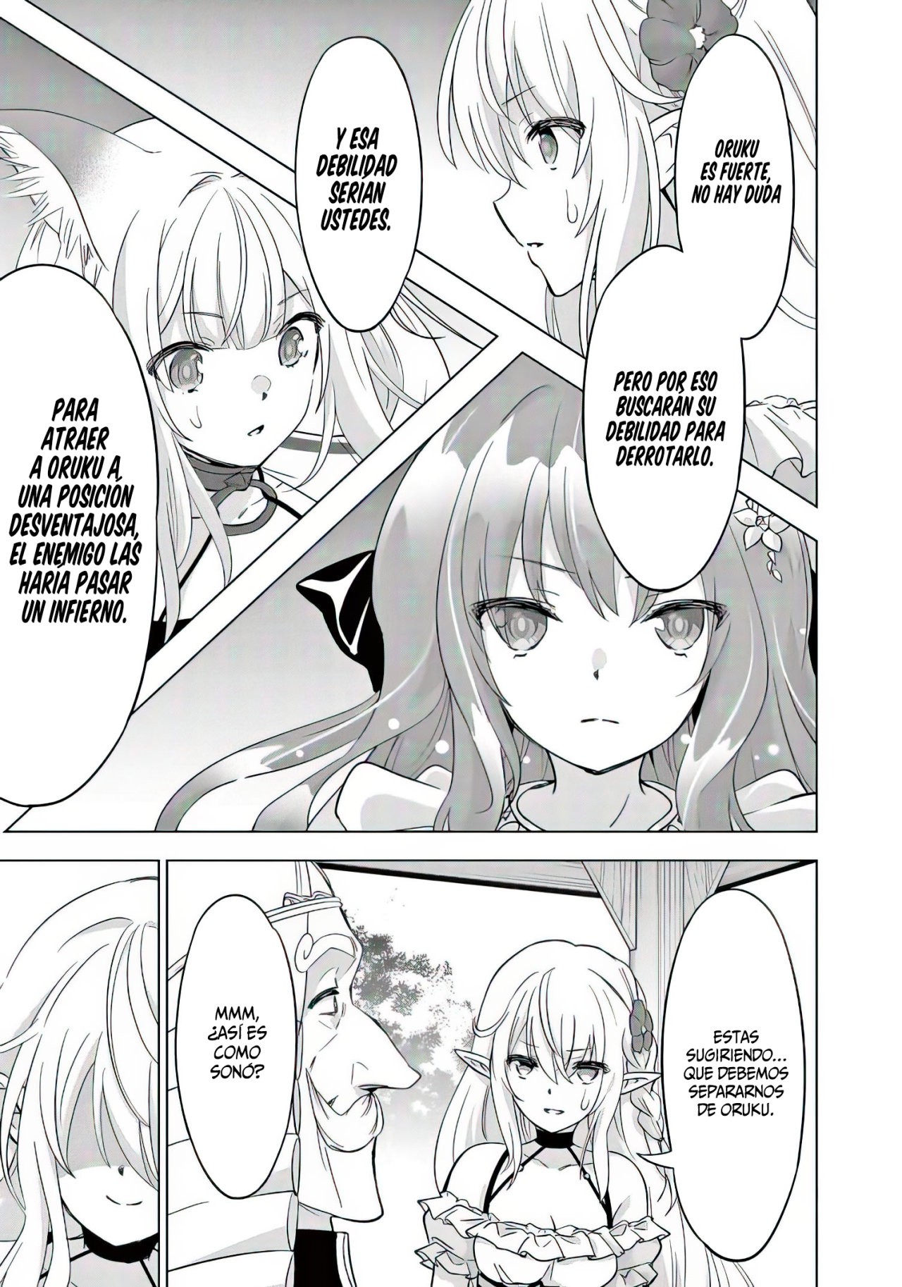 Shijou Saikyou Orc-san no Tanoshii Tanetsuke Harem Zukuri Capitulo 62: El Abuelo Sobreprotector. página 10