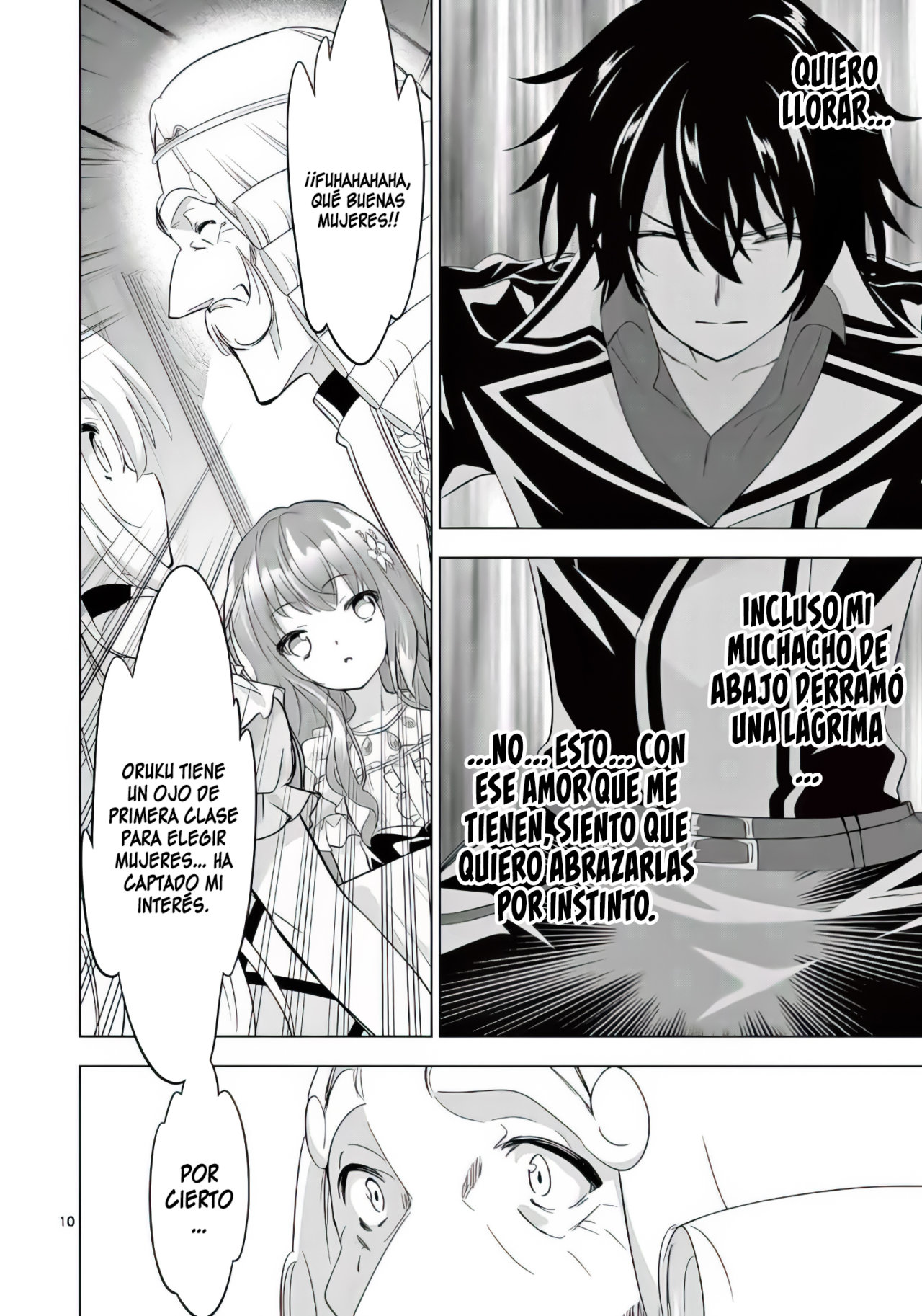 Shijou Saikyou Orc-san no Tanoshii Tanetsuke Harem Zukuri Capitulo 62: El Abuelo Sobreprotector. página 13