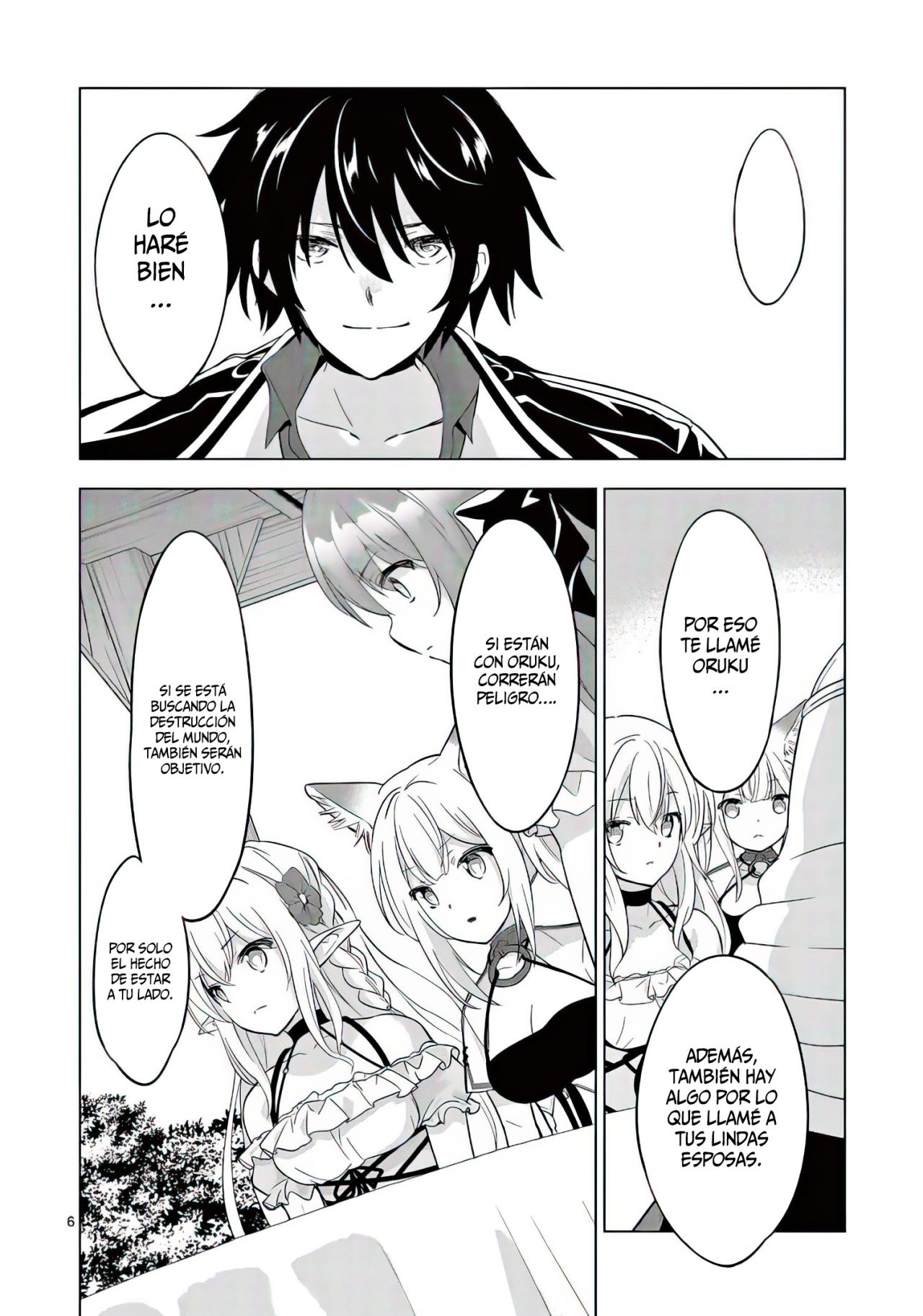 Shijou Saikyou Orc-san no Tanoshii Tanetsuke Harem Zukuri Capitulo 62: El Abuelo Sobreprotector. página 9