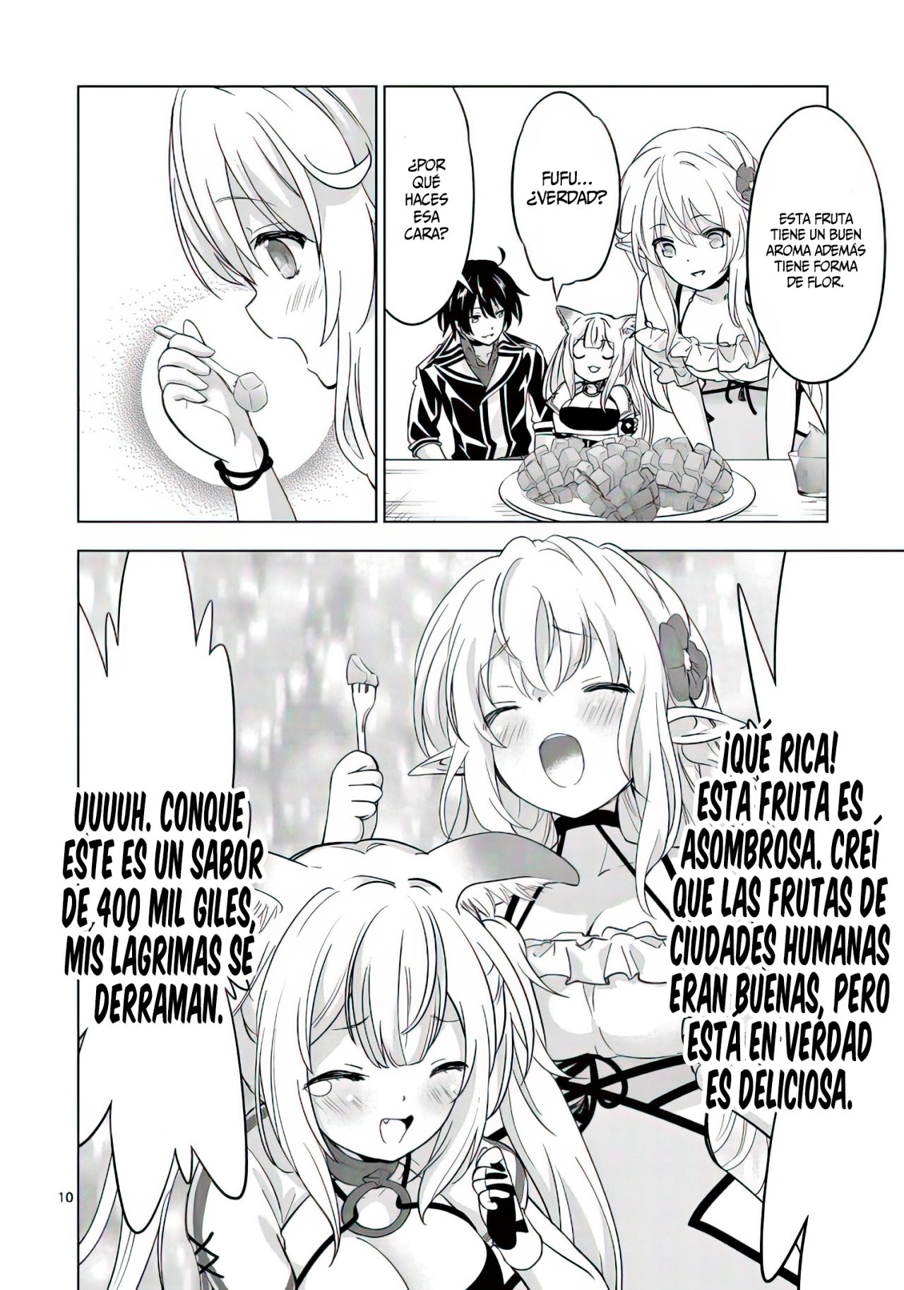 Shijou Saikyou Orc-san no Tanoshii Tanetsuke Harem Zukuri Capitulo 63: El Orco Pastelero. página 13