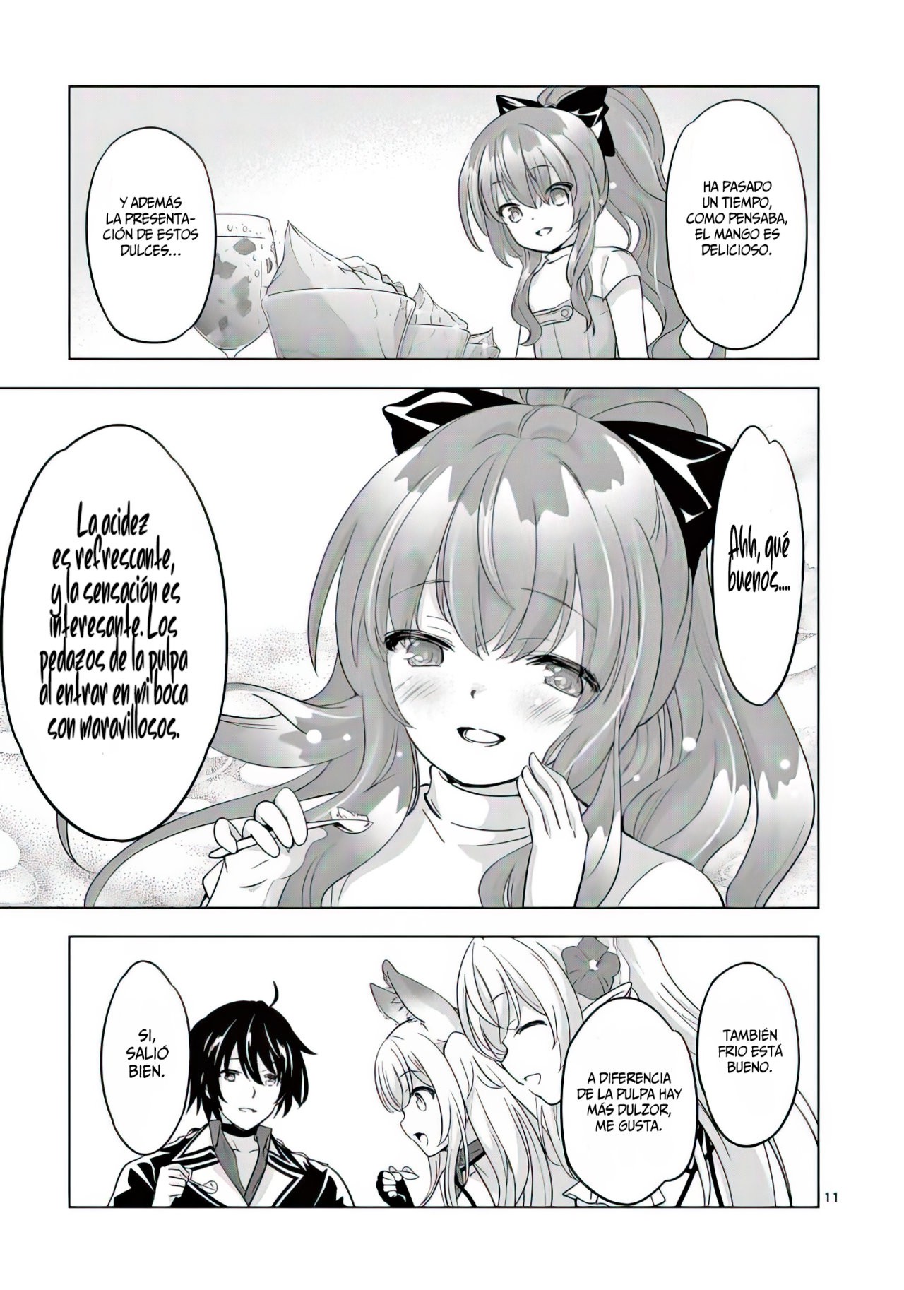Shijou Saikyou Orc-san no Tanoshii Tanetsuke Harem Zukuri Capitulo 63: El Orco Pastelero. página 14