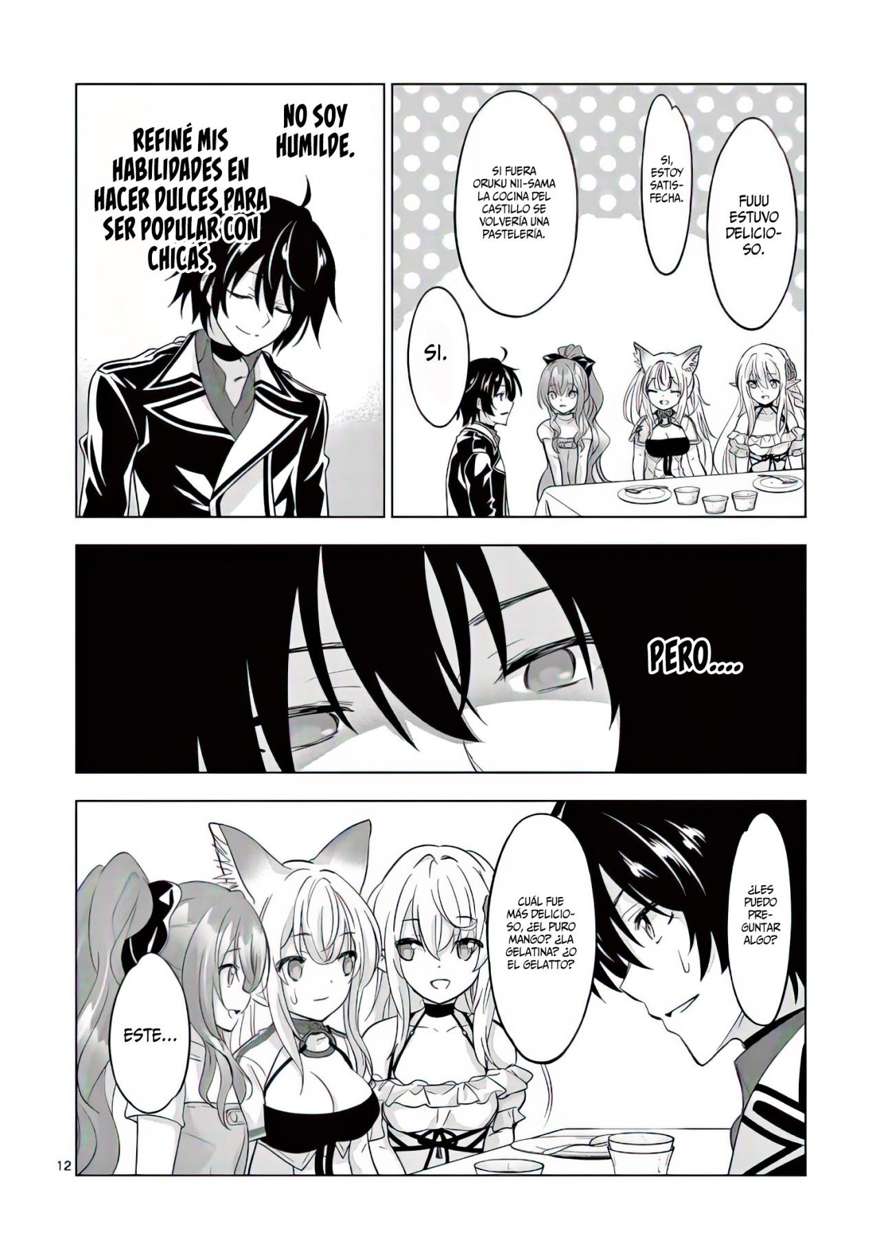 Shijou Saikyou Orc-san no Tanoshii Tanetsuke Harem Zukuri Capitulo 63: El Orco Pastelero. página 15