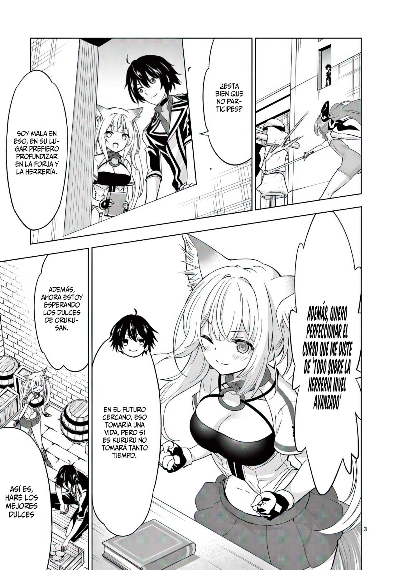 Shijou Saikyou Orc-san no Tanoshii Tanetsuke Harem Zukuri Capitulo 63: El Orco Pastelero. página 6