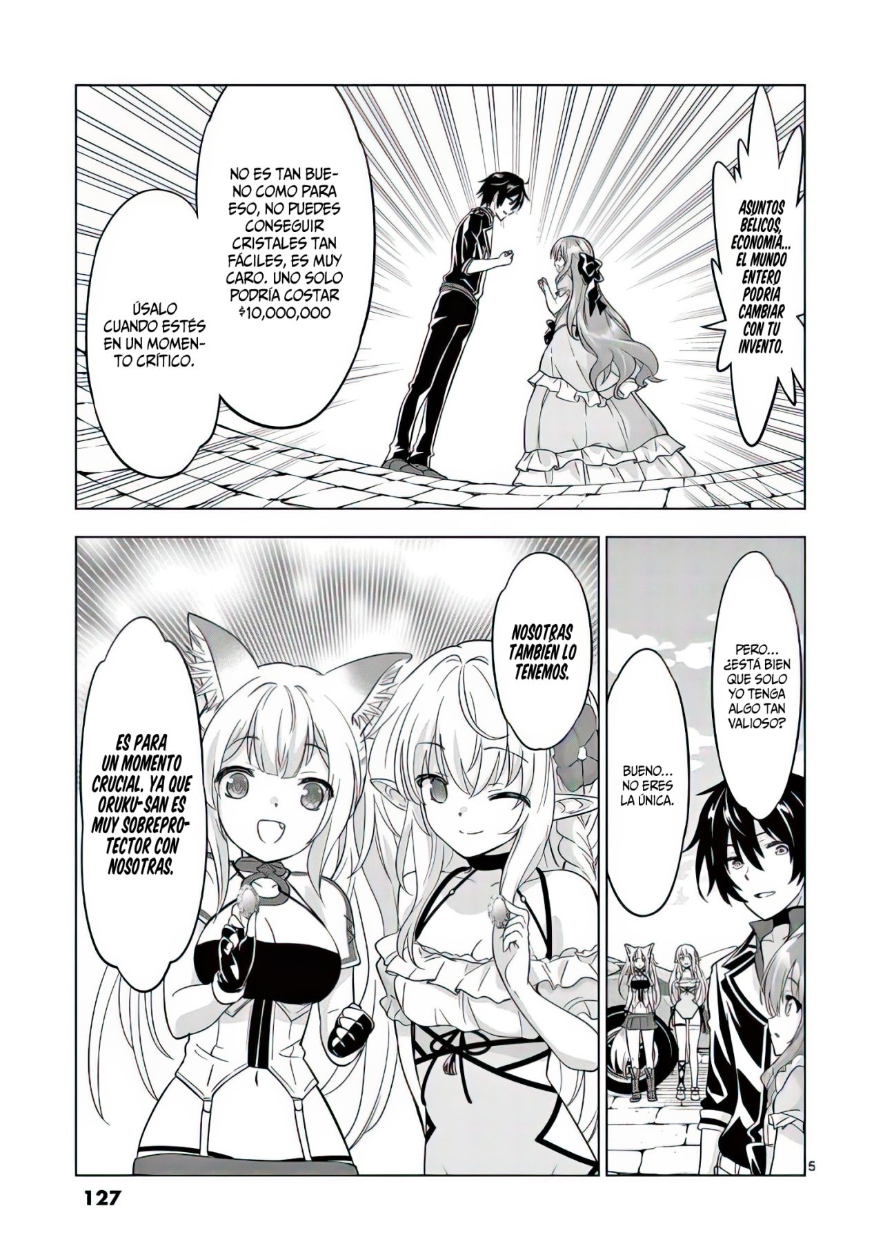 Shijou Saikyou Orc-san no Tanoshii Tanetsuke Harem Zukuri Capitulo 64: Un Repentino Efecto Mariposa. página 8