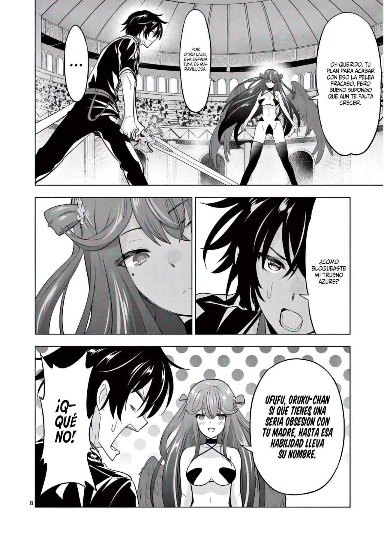 Shijou Saikyou Orc-san no Tanoshii Tanetsuke Harem Zukuri Capitulo 68: ¡El Orco vs El Rey Demonio! página 12