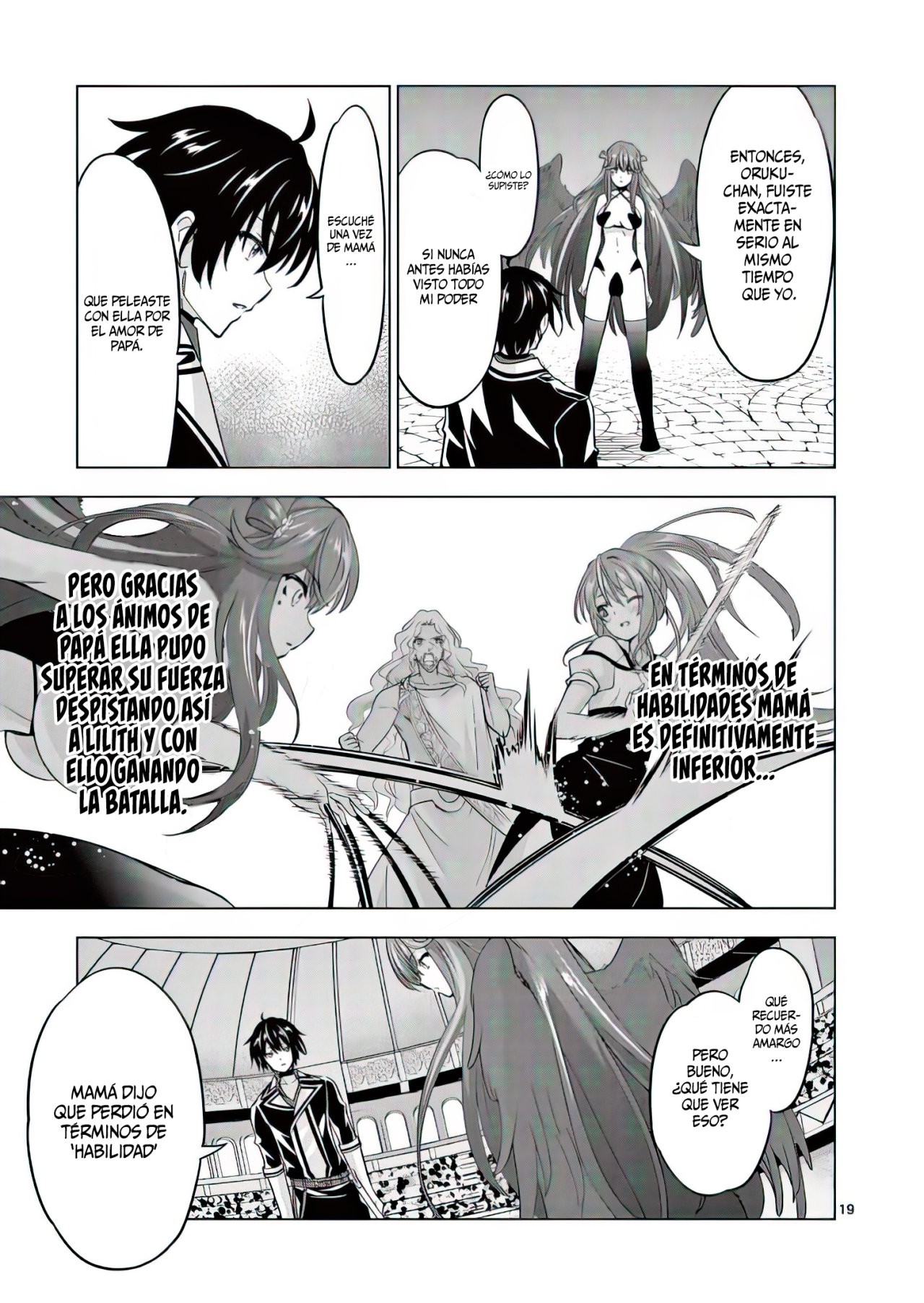 Shijou Saikyou Orc-san no Tanoshii Tanetsuke Harem Zukuri Capitulo 68: ¡El Orco vs El Rey Demonio! página 23
