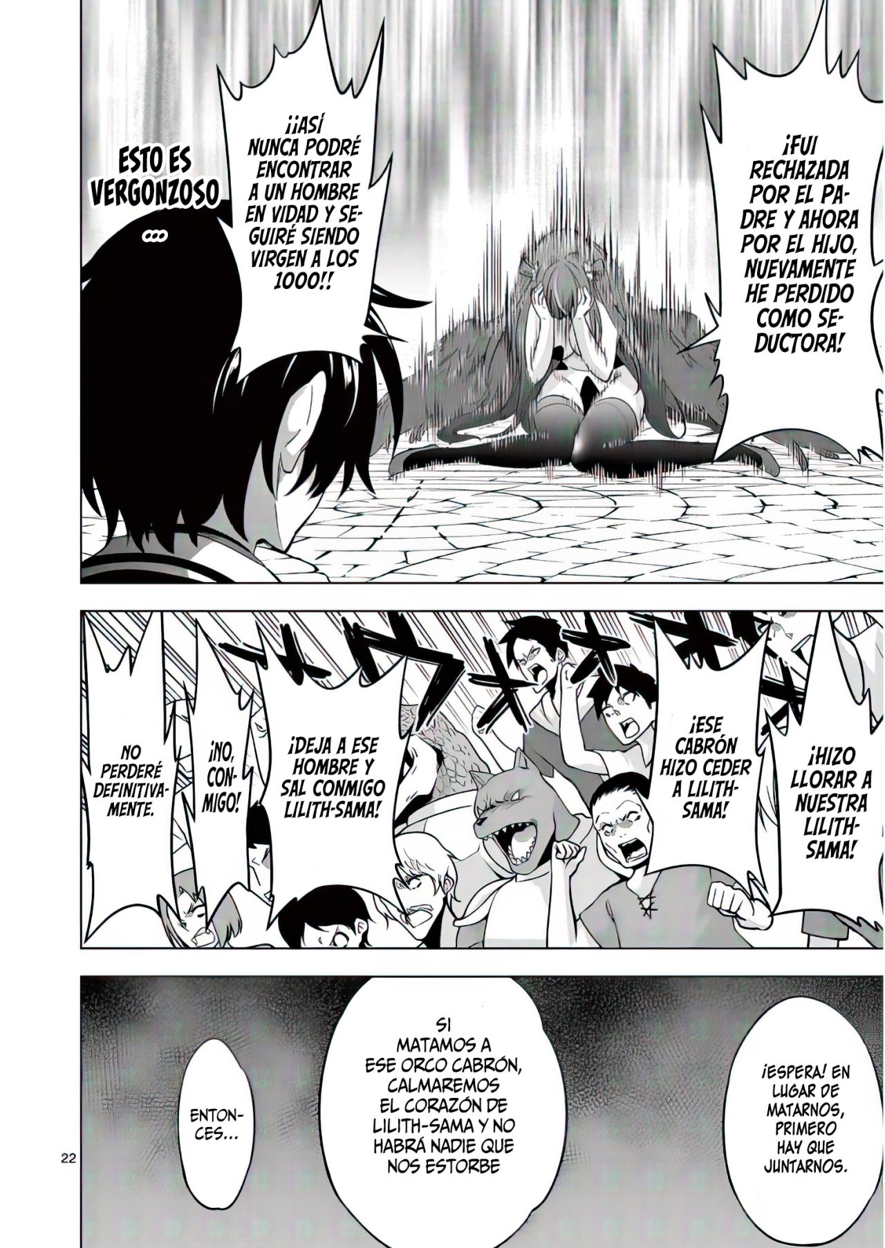 Shijou Saikyou Orc-san no Tanoshii Tanetsuke Harem Zukuri Capitulo 68: ¡El Orco vs El Rey Demonio! página 26