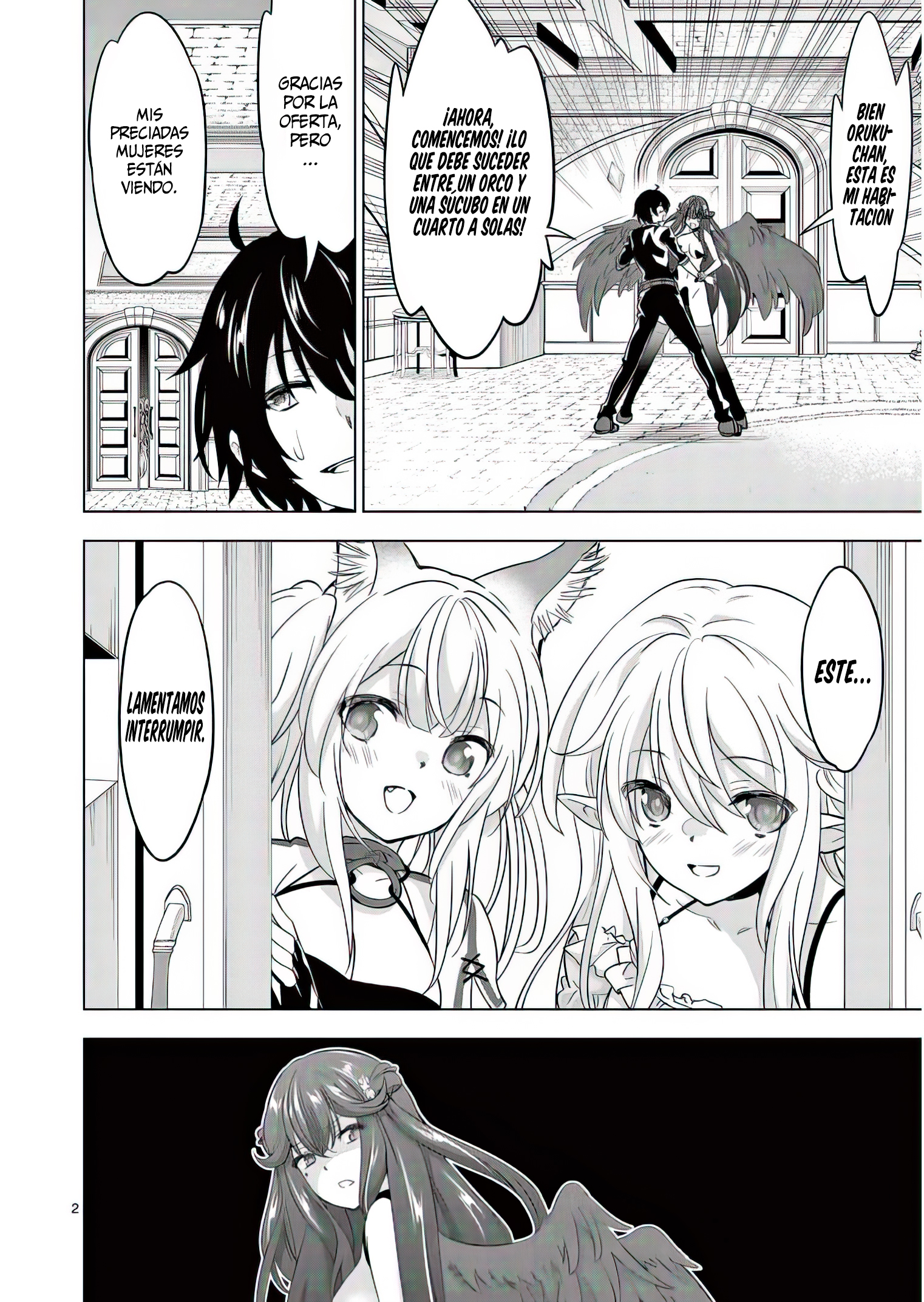 Shijou Saikyou Orc-san no Tanoshii Tanetsuke Harem Zukuri Capitulo 69: La Sinceridad del Orco, y lo que espera de las Mujeres que Ama. página 6