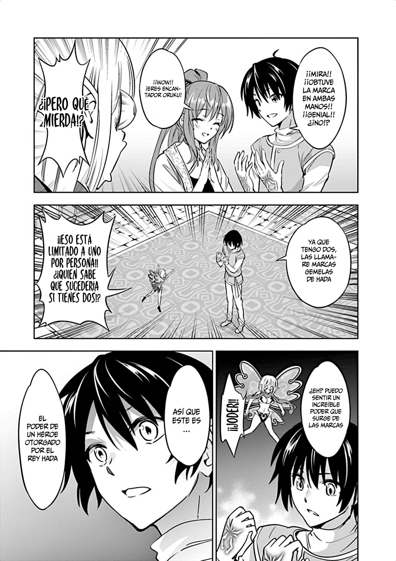 Shijou Saikyou Orc-san no Tanoshii Tanetsuke Harem Zukuri Capitulo 7: El Poder del Héroe página 11
