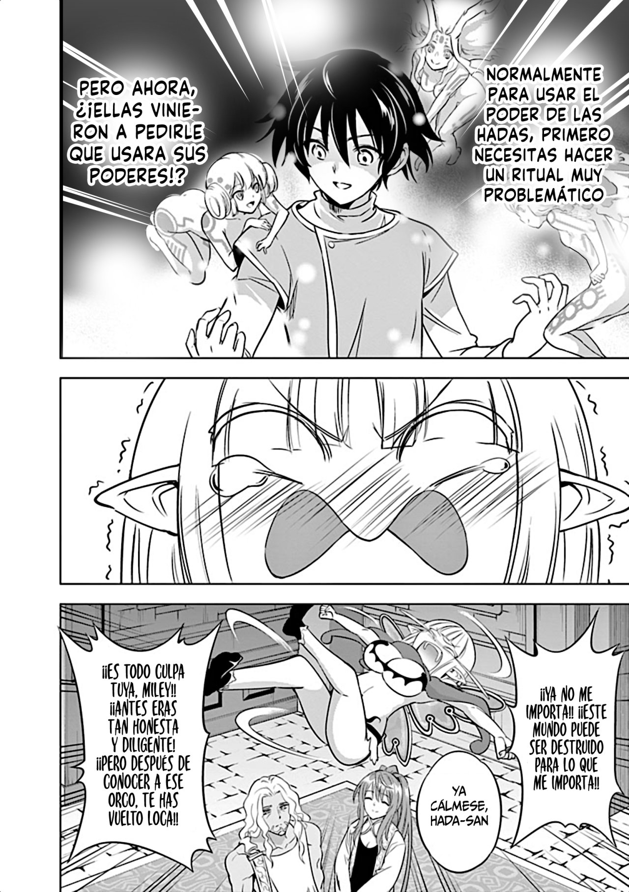 Shijou Saikyou Orc-san no Tanoshii Tanetsuke Harem Zukuri Capitulo 7: El Poder del Héroe página 13