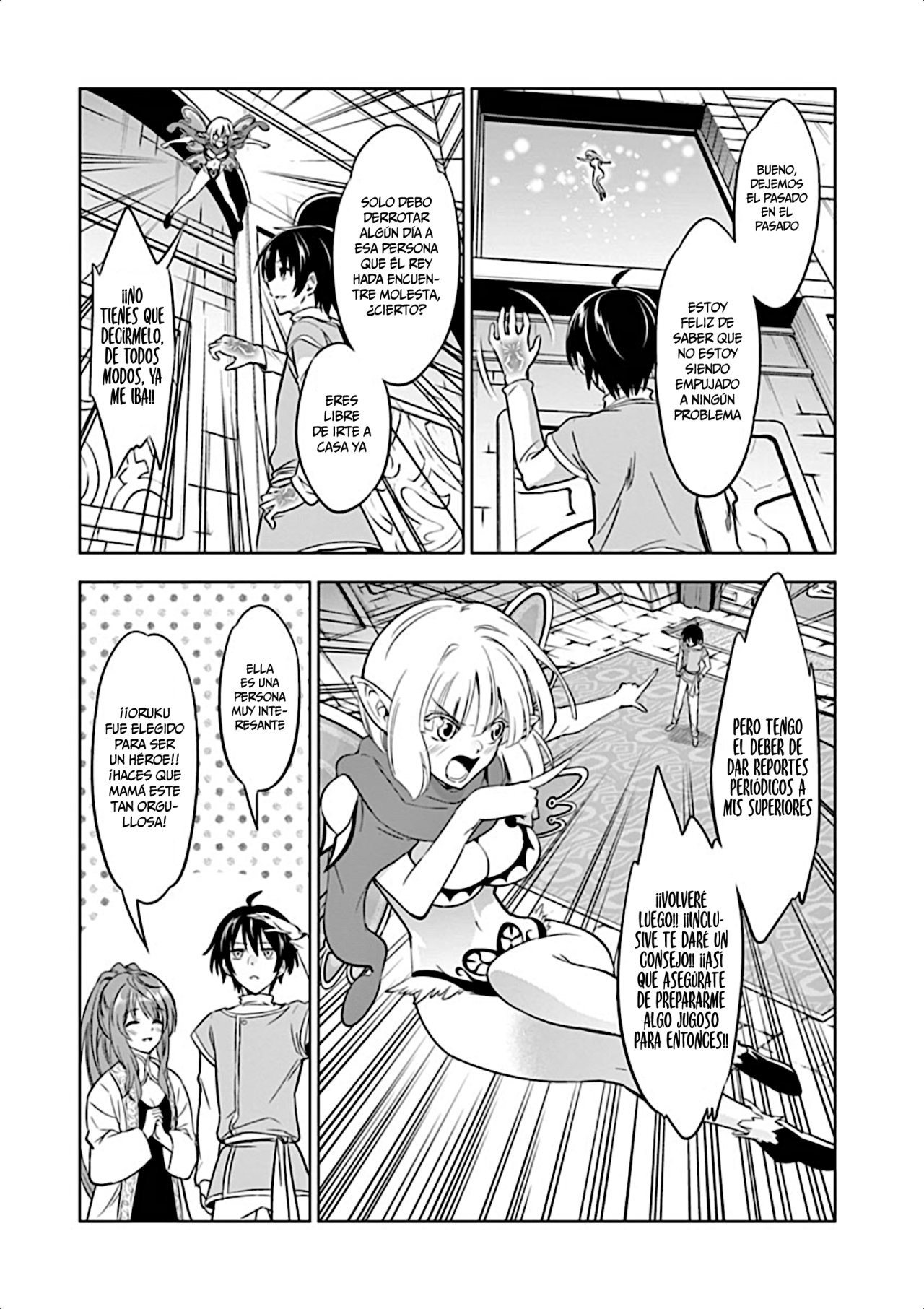 Shijou Saikyou Orc-san no Tanoshii Tanetsuke Harem Zukuri Capitulo 7: El Poder del Héroe página 14