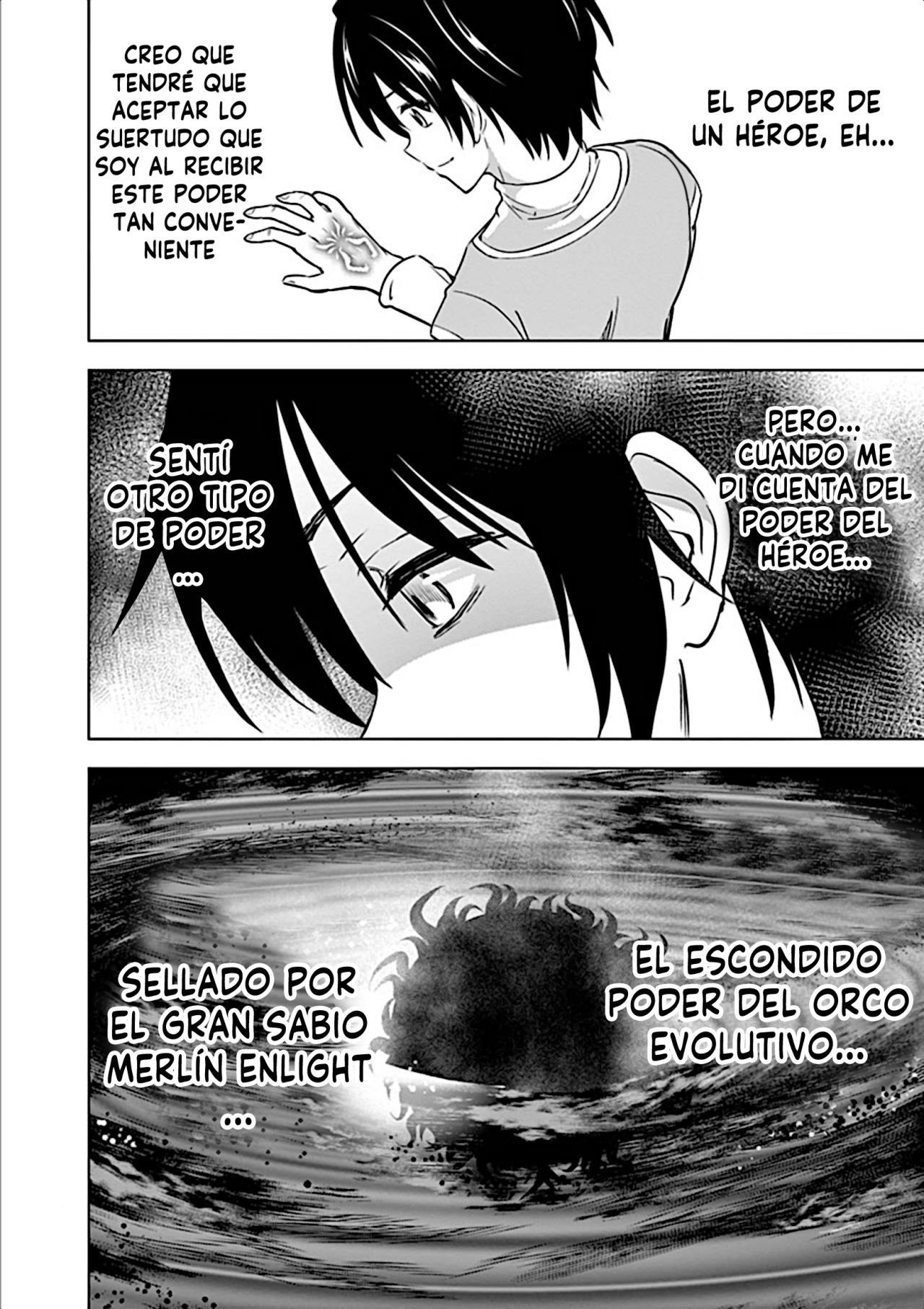Shijou Saikyou Orc-san no Tanoshii Tanetsuke Harem Zukuri Capitulo 7: El Poder del Héroe página 15