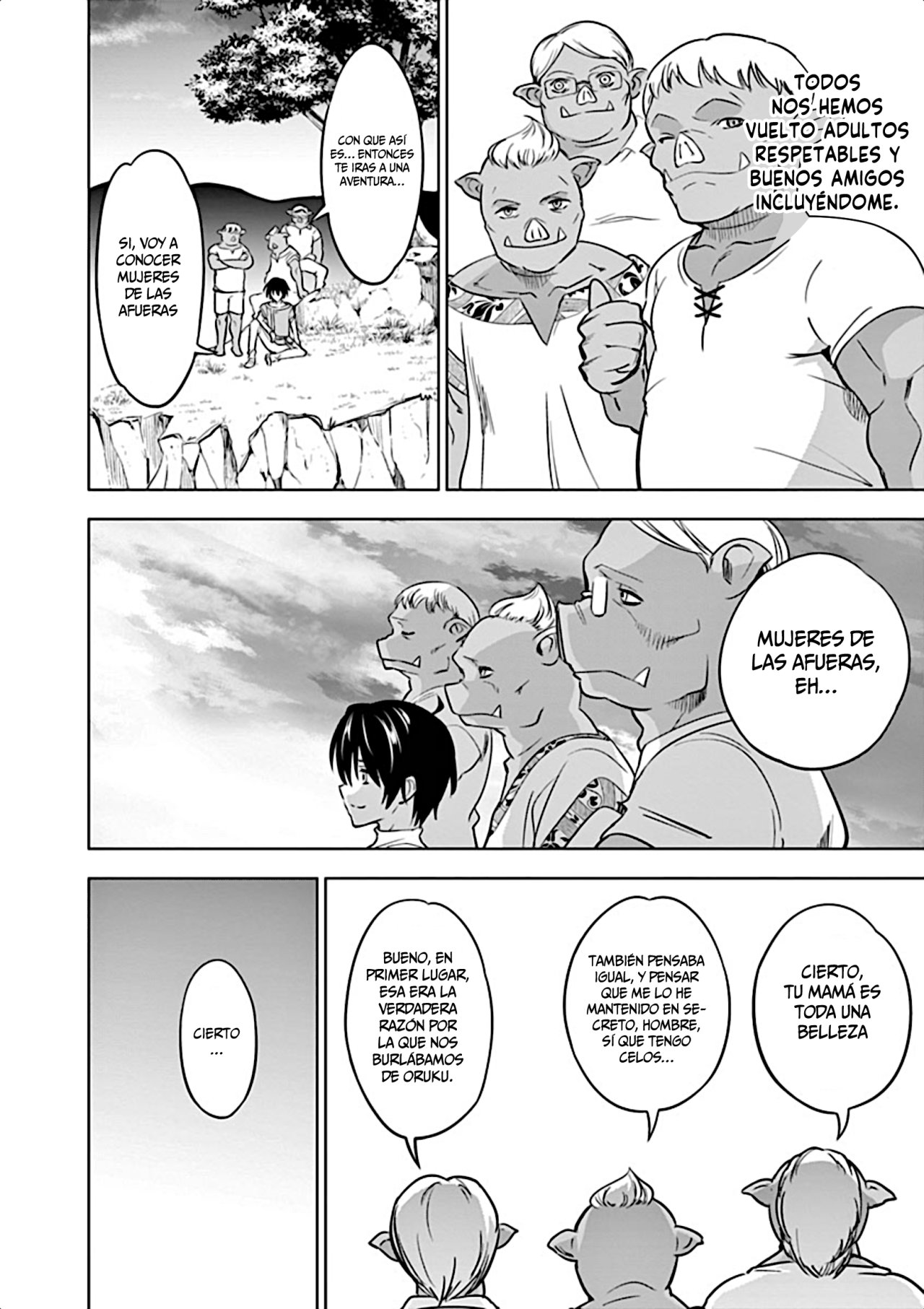 Shijou Saikyou Orc-san no Tanoshii Tanetsuke Harem Zukuri Capitulo 7: El Poder del Héroe página 6