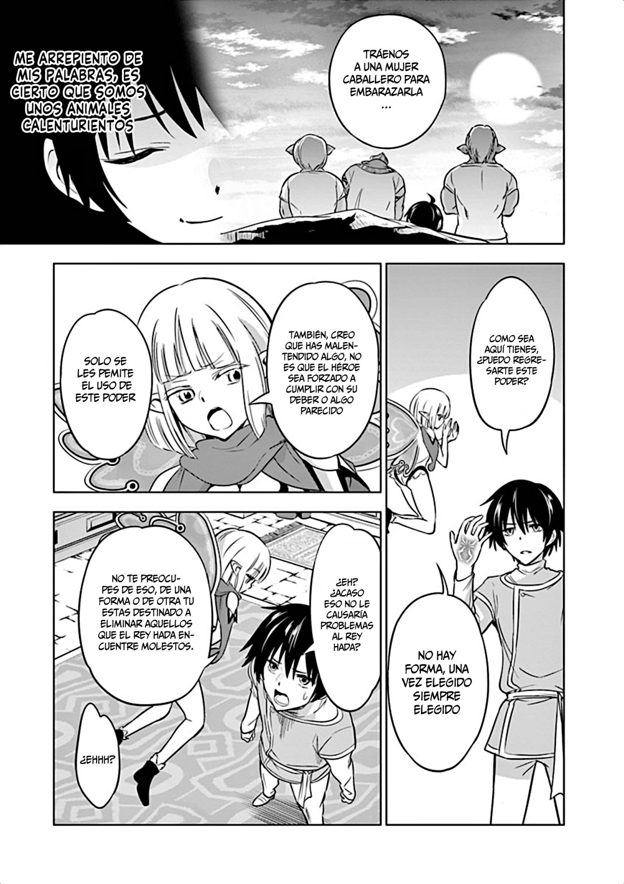 Shijou Saikyou Orc-san no Tanoshii Tanetsuke Harem Zukuri Capitulo 7: El Poder del Héroe página 7