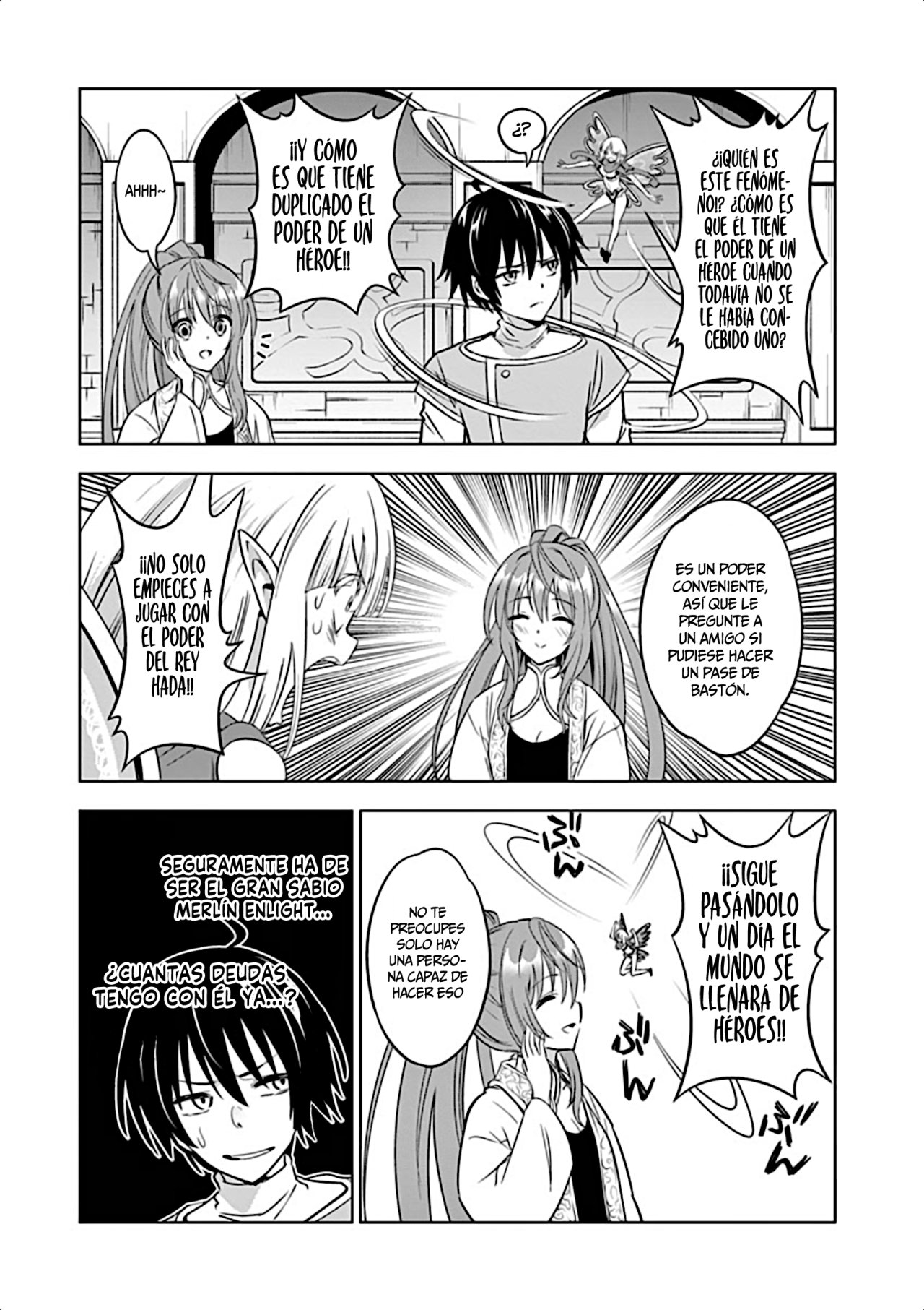 Shijou Saikyou Orc-san no Tanoshii Tanetsuke Harem Zukuri Capitulo 7: El Poder del Héroe página 9