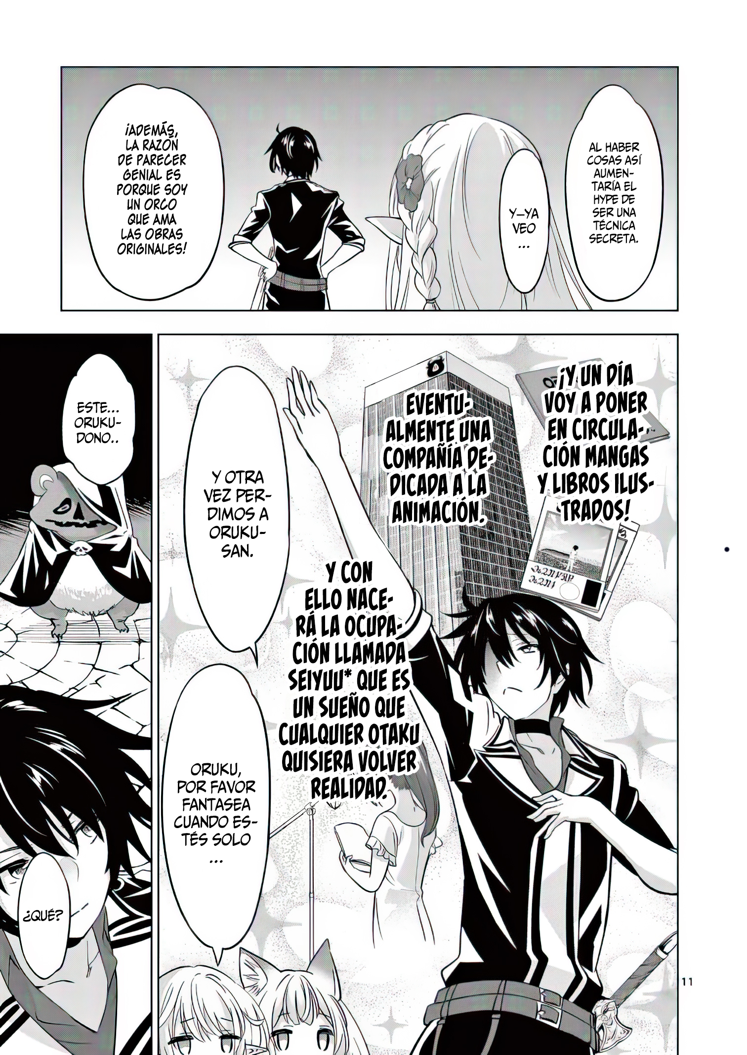 Shijou Saikyou Orc-san no Tanoshii Tanetsuke Harem Zukuri Capitulo 71: La Espada de la Victoria. página 14