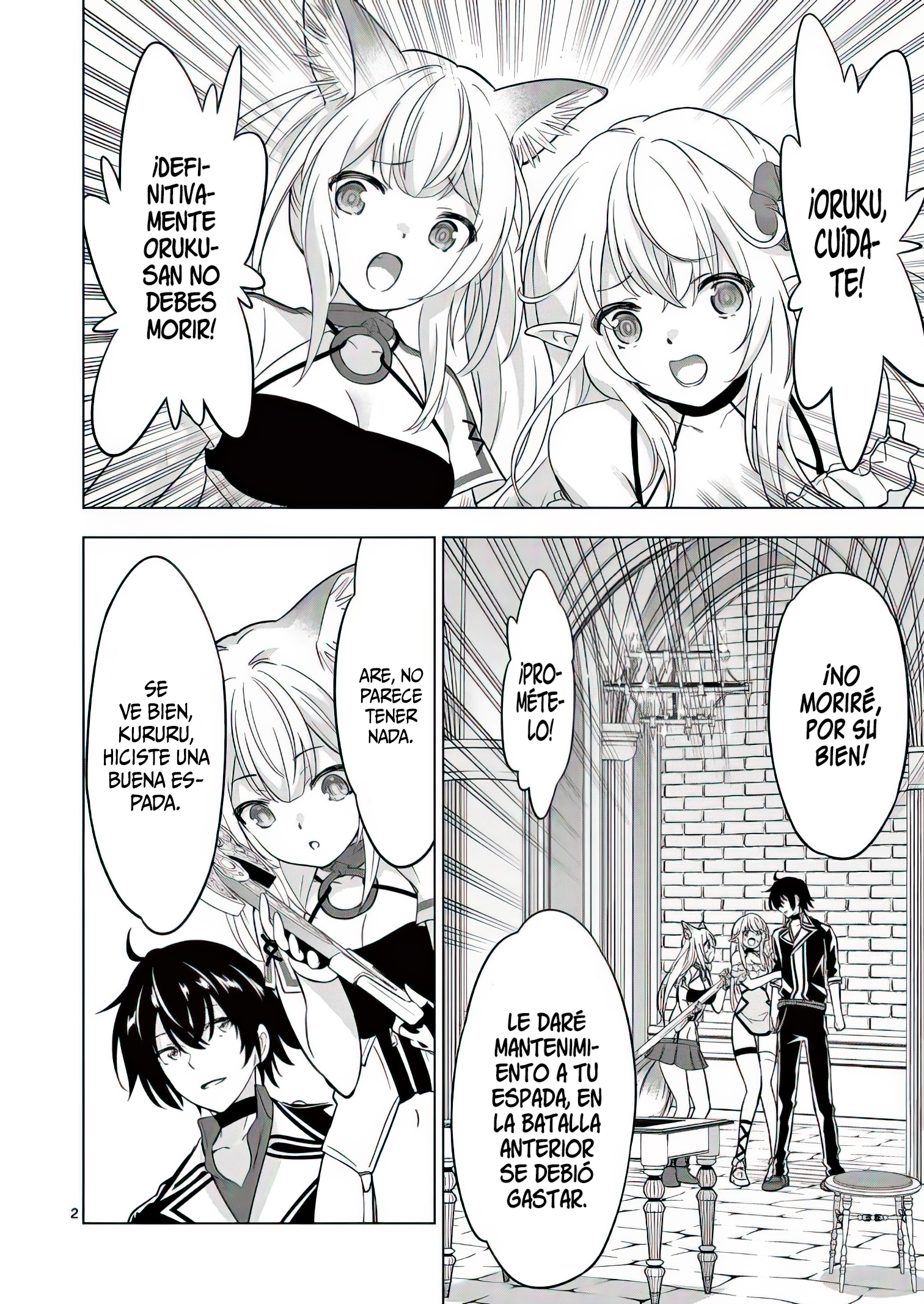 Shijou Saikyou Orc-san no Tanoshii Tanetsuke Harem Zukuri Capitulo 71: La Espada de la Victoria. página 6