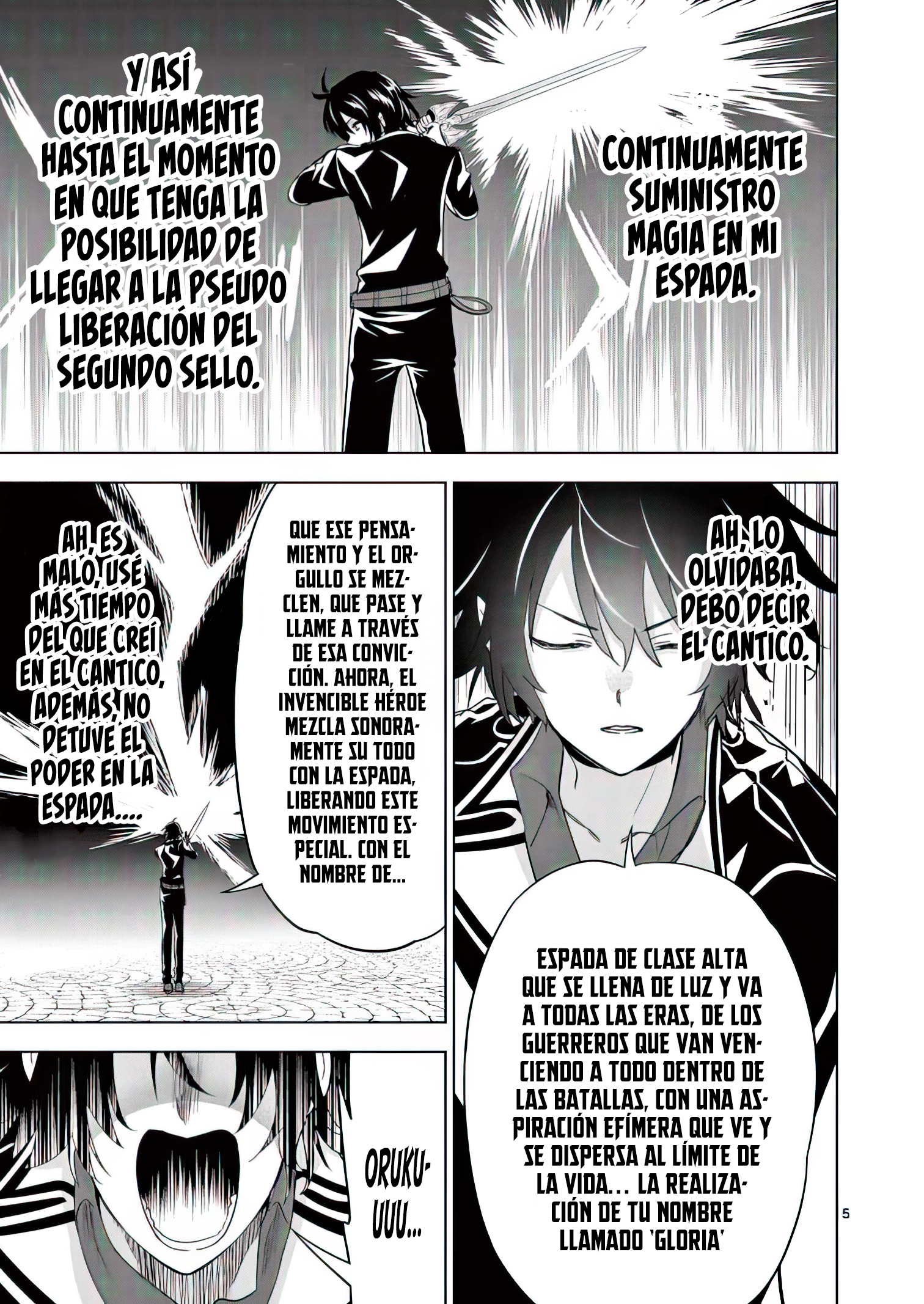 Shijou Saikyou Orc-san no Tanoshii Tanetsuke Harem Zukuri Capitulo 71: La Espada de la Victoria. página 9