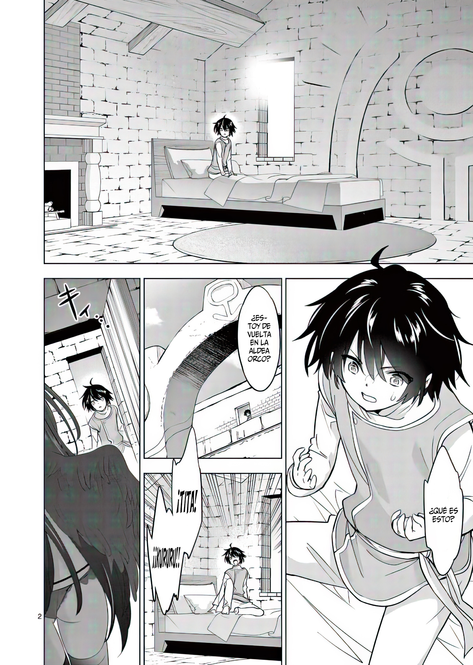 Shijou Saikyou Orc-san no Tanoshii Tanetsuke Harem Zukuri Capitulo 72: La Espada desenvainada, Orcalibur. página 6