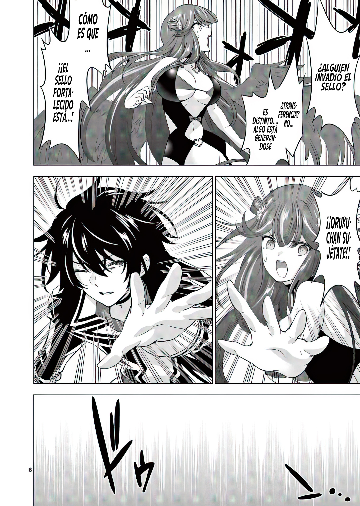 Shijou Saikyou Orc-san no Tanoshii Tanetsuke Harem Zukuri Capitulo 73: Un Dios Malvado Sellado en el Castillo del Rey Demonio. página 10
