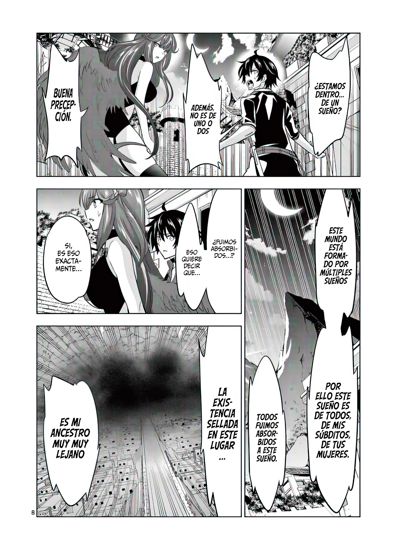 Shijou Saikyou Orc-san no Tanoshii Tanetsuke Harem Zukuri Capitulo 73: Un Dios Malvado Sellado en el Castillo del Rey Demonio. página 12