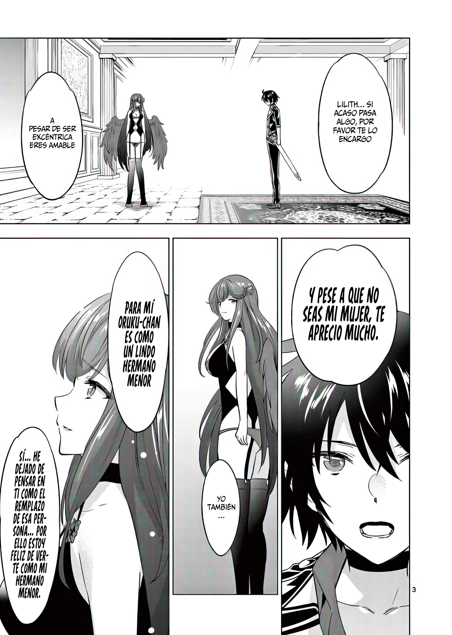 Shijou Saikyou Orc-san no Tanoshii Tanetsuke Harem Zukuri Capitulo 73: Un Dios Malvado Sellado en el Castillo del Rey Demonio. página 7
