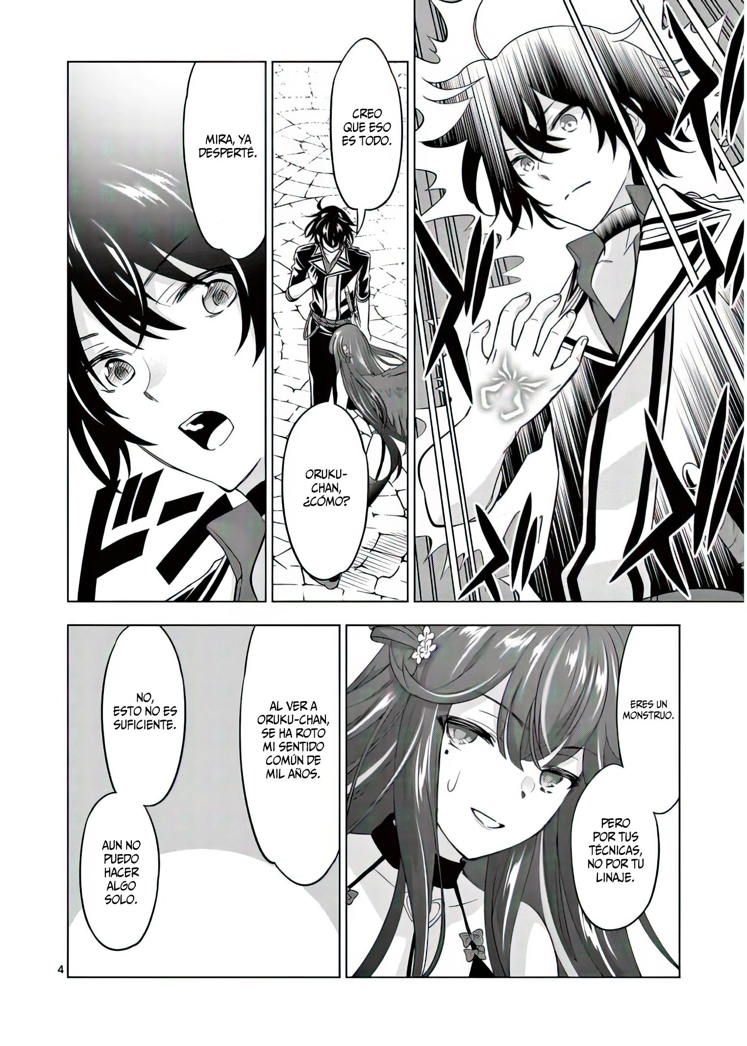 Shijou Saikyou Orc-san no Tanoshii Tanetsuke Harem Zukuri Capitulo 74: Lo que más odio es a los hombres que enfrentan al jefe final arrogantemente con poca información. página 5