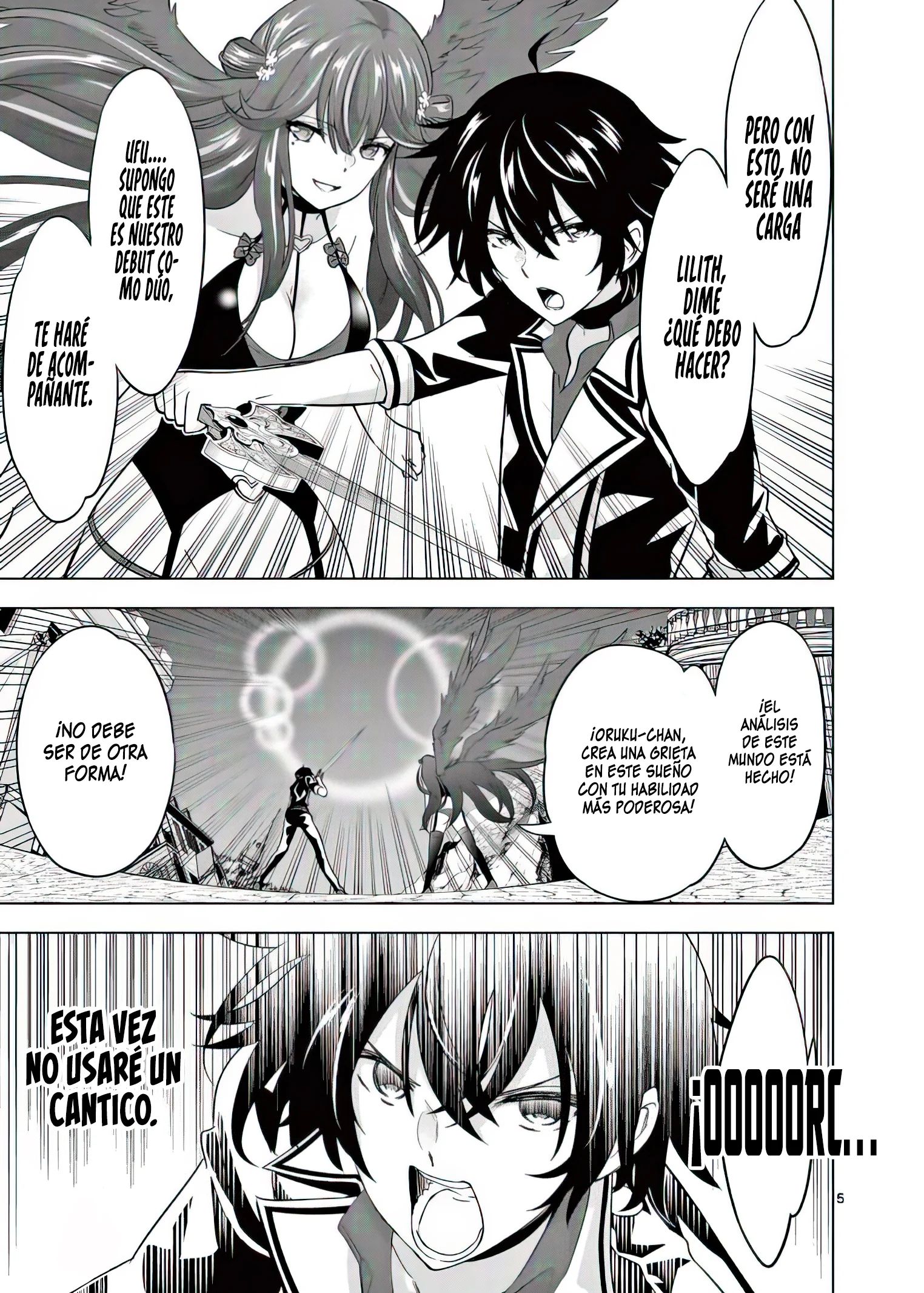 Shijou Saikyou Orc-san no Tanoshii Tanetsuke Harem Zukuri Capitulo 74: Lo que más odio es a los hombres que enfrentan al jefe final arrogantemente con poca información. página 6