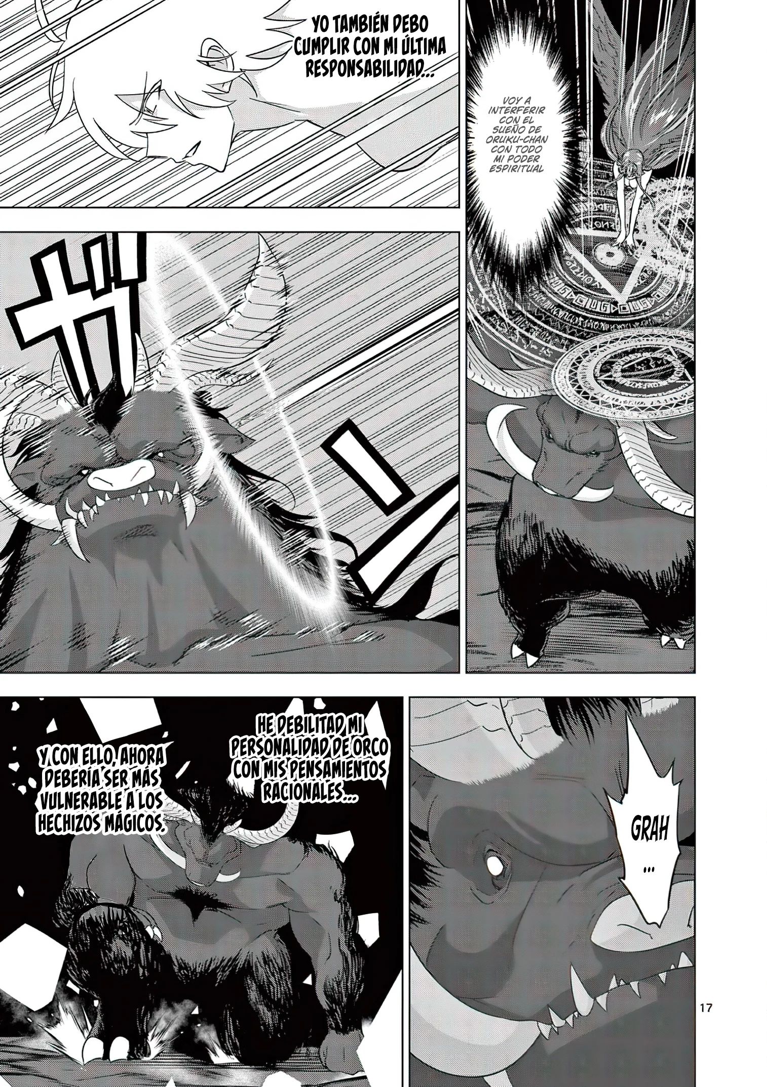 Shijou Saikyou Orc-san no Tanoshii Tanetsuke Harem Zukuri Capitulo 77: El Verdadero Monstruo. página 20