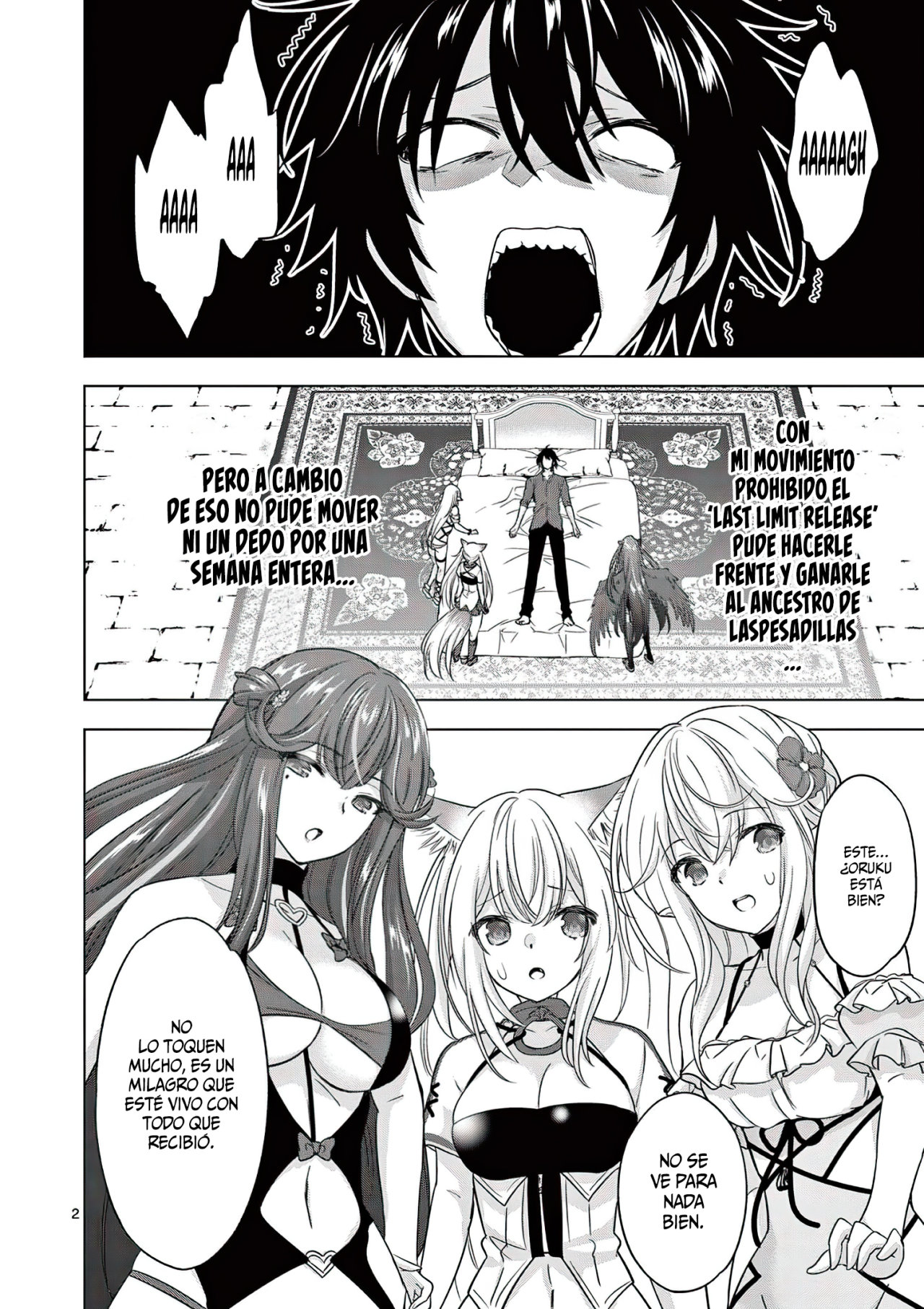 Shijou Saikyou Orc-san no Tanoshii Tanetsuke Harem Zukuri Capitulo 79: El Deseo Insaciable del Orco lleno de Heridas. página 5