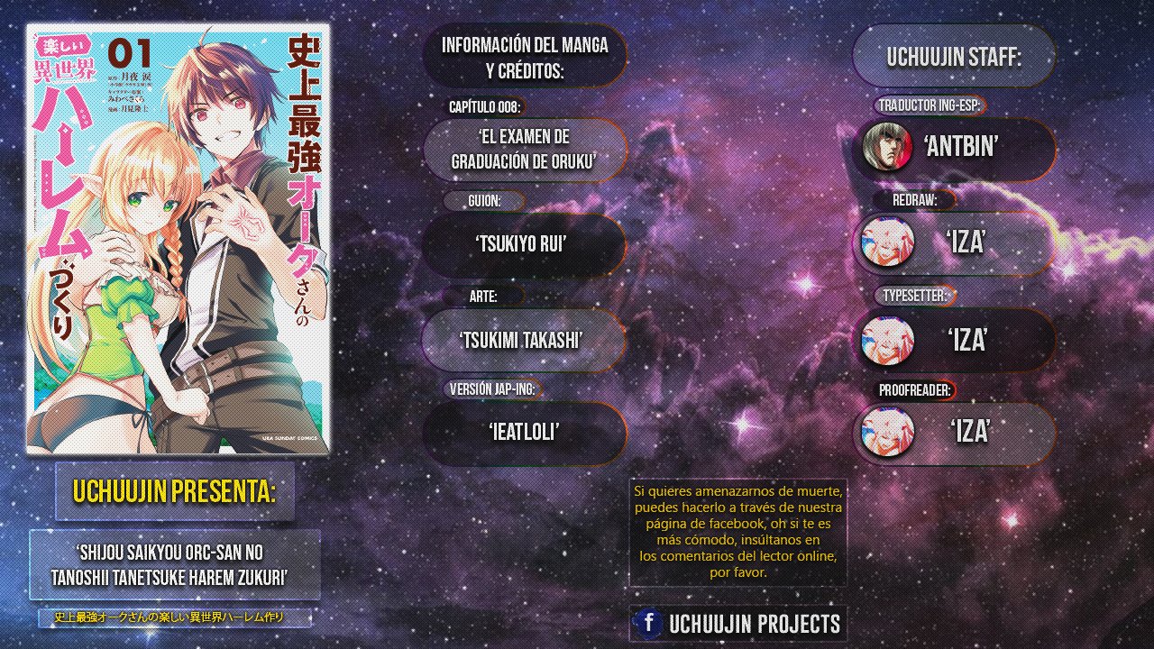 Shijou Saikyou Orc-san no Tanoshii Tanetsuke Harem Zukuri Capitulo 8: El Examen de Graduación de Oruku página 2