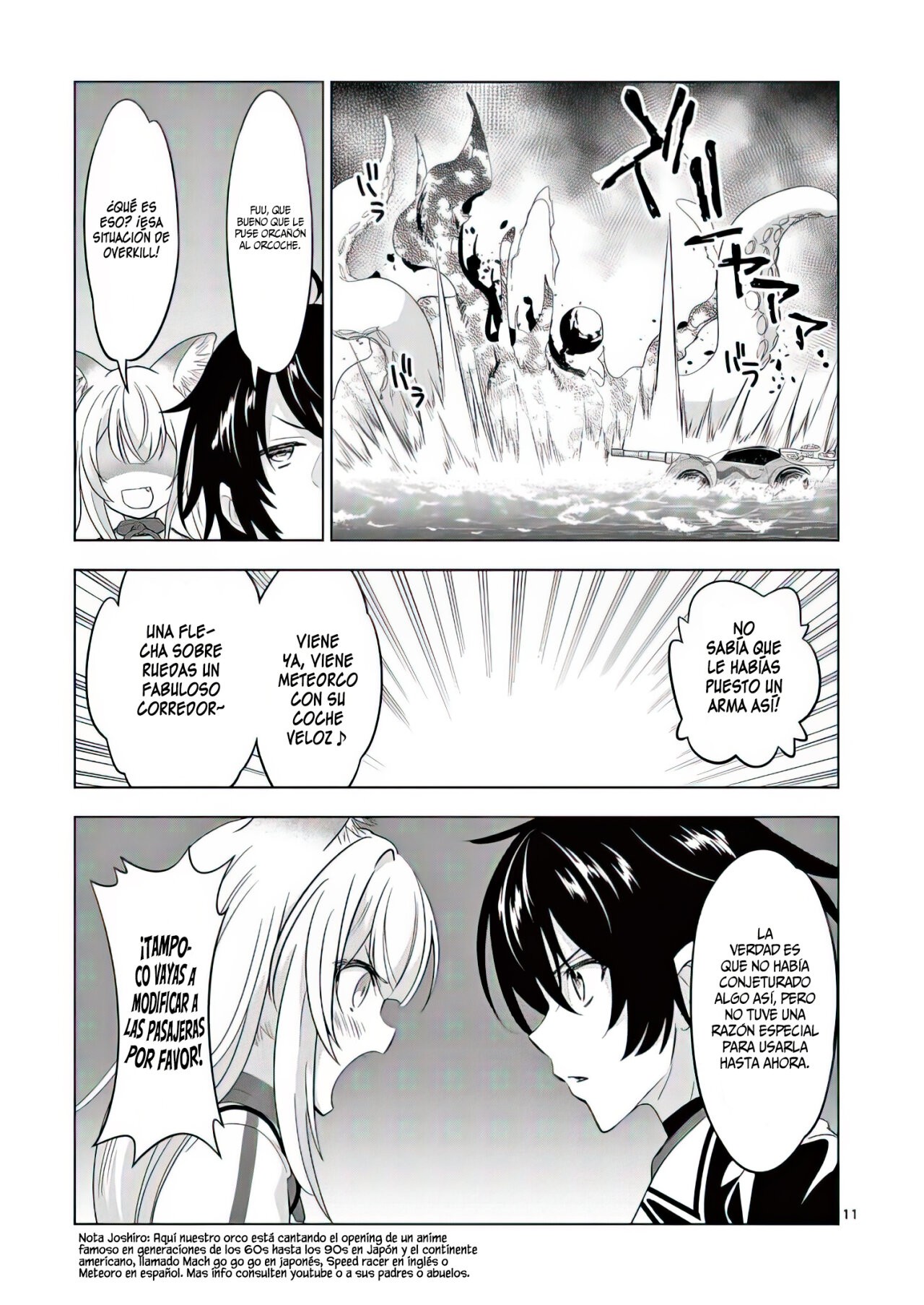 Shijou Saikyou Orc-san no Tanoshii Tanetsuke Harem Zukuri Capitulo 81: Poner el Alma en la Belleza de la Comida. página 14