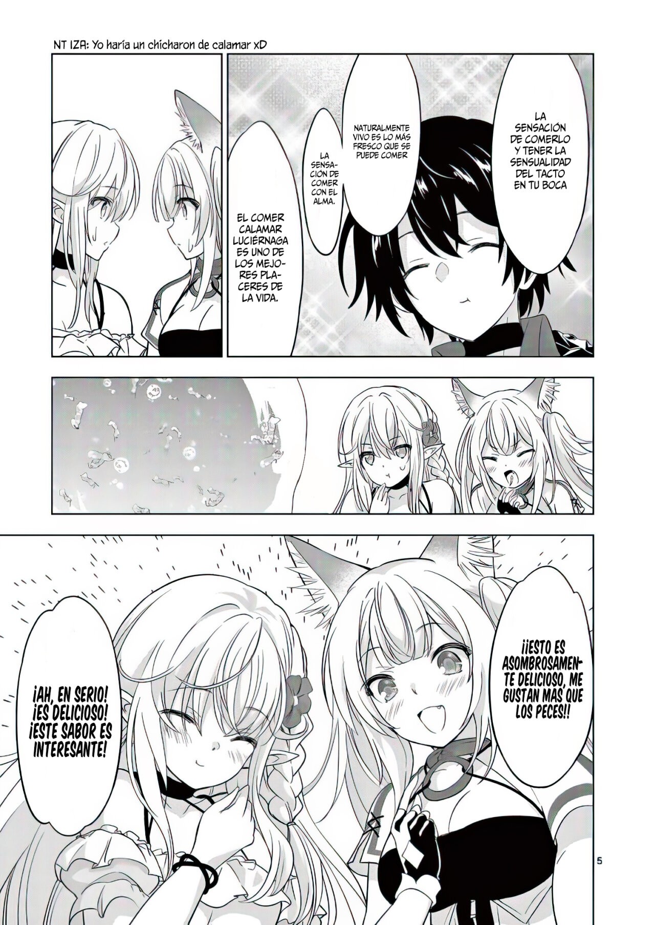 Shijou Saikyou Orc-san no Tanoshii Tanetsuke Harem Zukuri Capitulo 81: Poner el Alma en la Belleza de la Comida. página 8