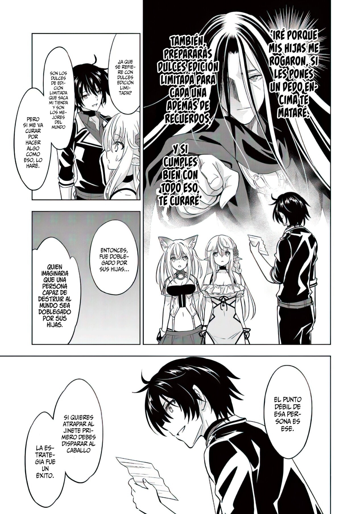 Shijou Saikyou Orc-san no Tanoshii Tanetsuke Harem Zukuri Capitulo 83: Las Personas que le van a Disparar al Jinete primero le Disparan al Caballo. página 10