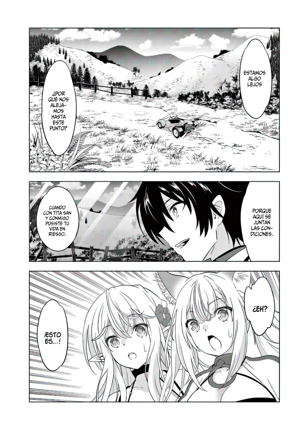Shijou Saikyou Orc-san no Tanoshii Tanetsuke Harem Zukuri Capitulo 83: Las Personas que le van a Disparar al Jinete primero le Disparan al Caballo. página 13