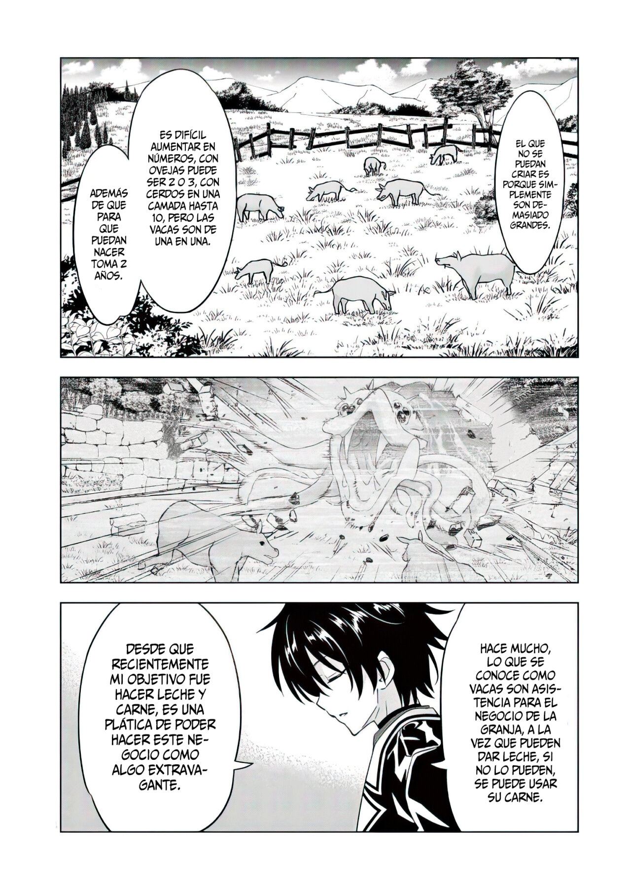 Shijou Saikyou Orc-san no Tanoshii Tanetsuke Harem Zukuri Capitulo 83: Las Personas que le van a Disparar al Jinete primero le Disparan al Caballo. página 17