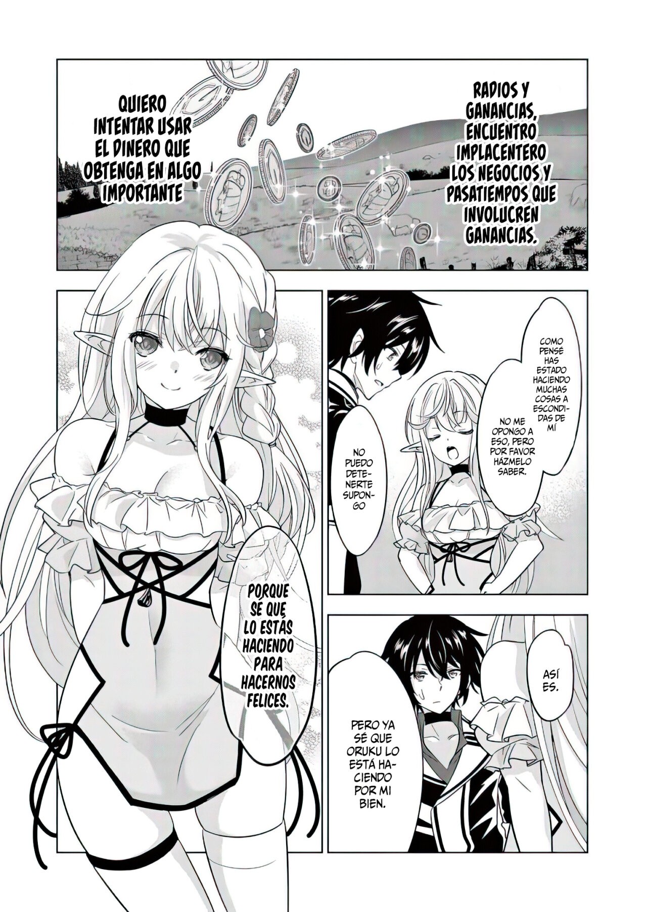 Shijou Saikyou Orc-san no Tanoshii Tanetsuke Harem Zukuri Capitulo 83: Las Personas que le van a Disparar al Jinete primero le Disparan al Caballo. página 22