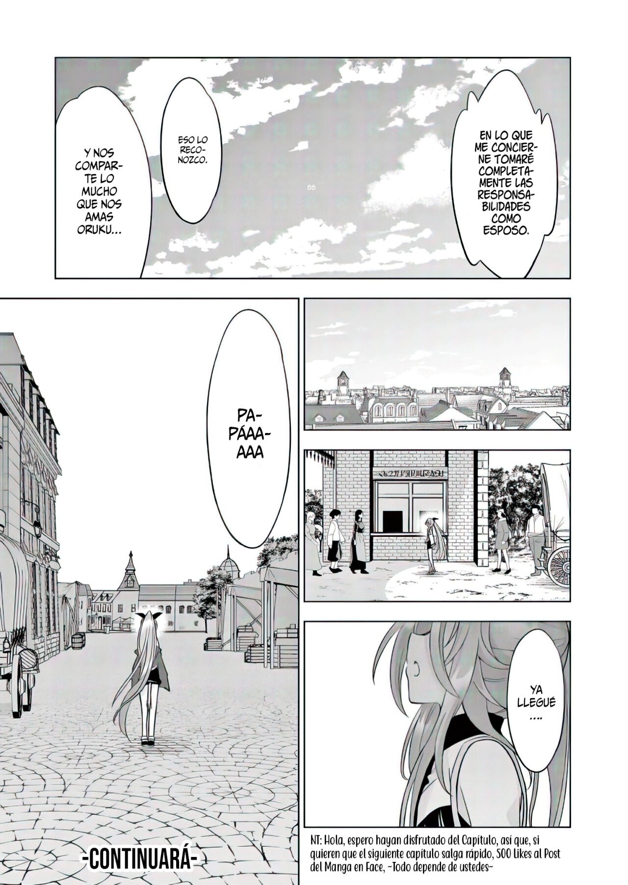 Shijou Saikyou Orc-san no Tanoshii Tanetsuke Harem Zukuri Capitulo 83: Las Personas que le van a Disparar al Jinete primero le Disparan al Caballo. página 24