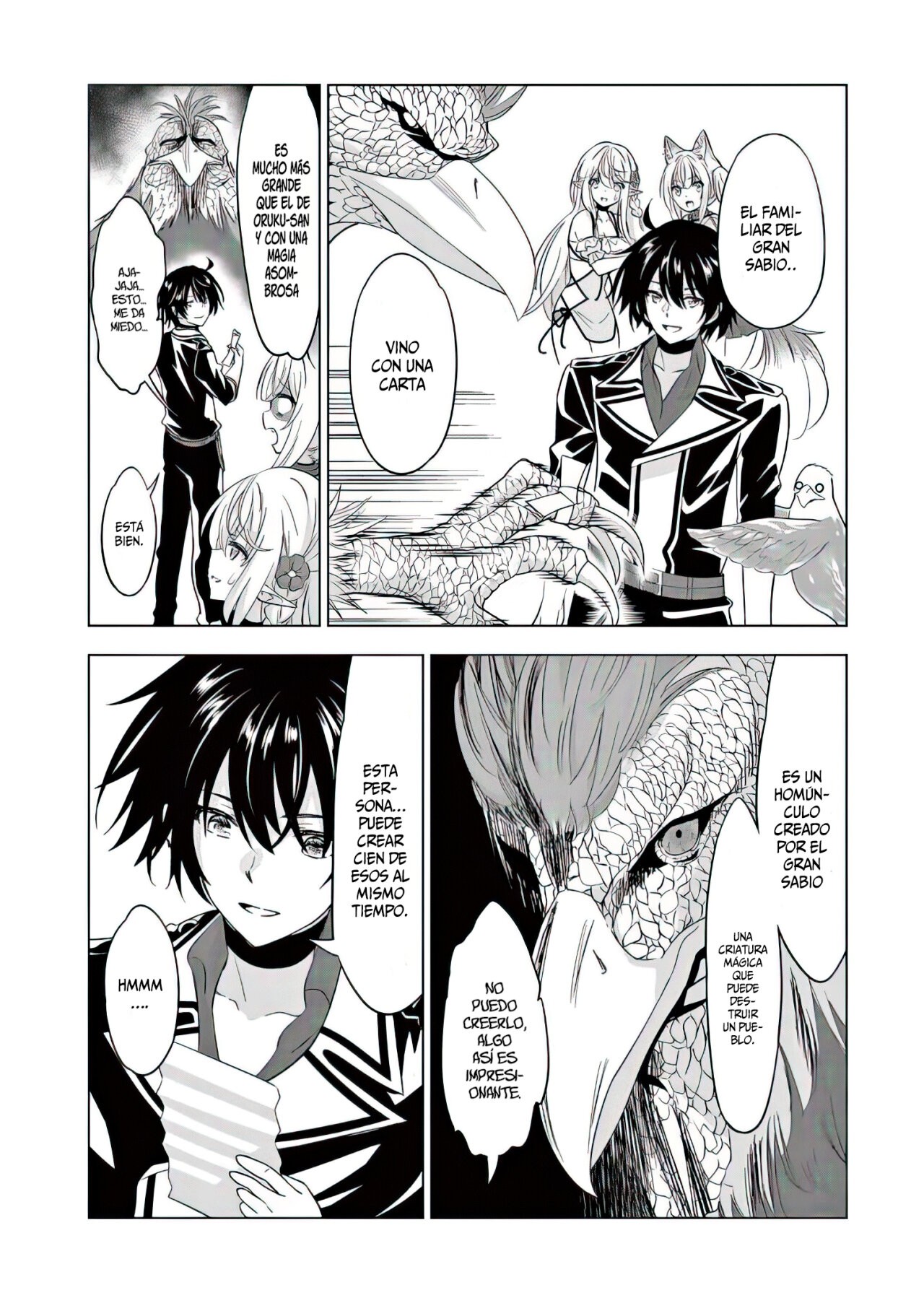 Shijou Saikyou Orc-san no Tanoshii Tanetsuke Harem Zukuri Capitulo 83: Las Personas que le van a Disparar al Jinete primero le Disparan al Caballo. página 9