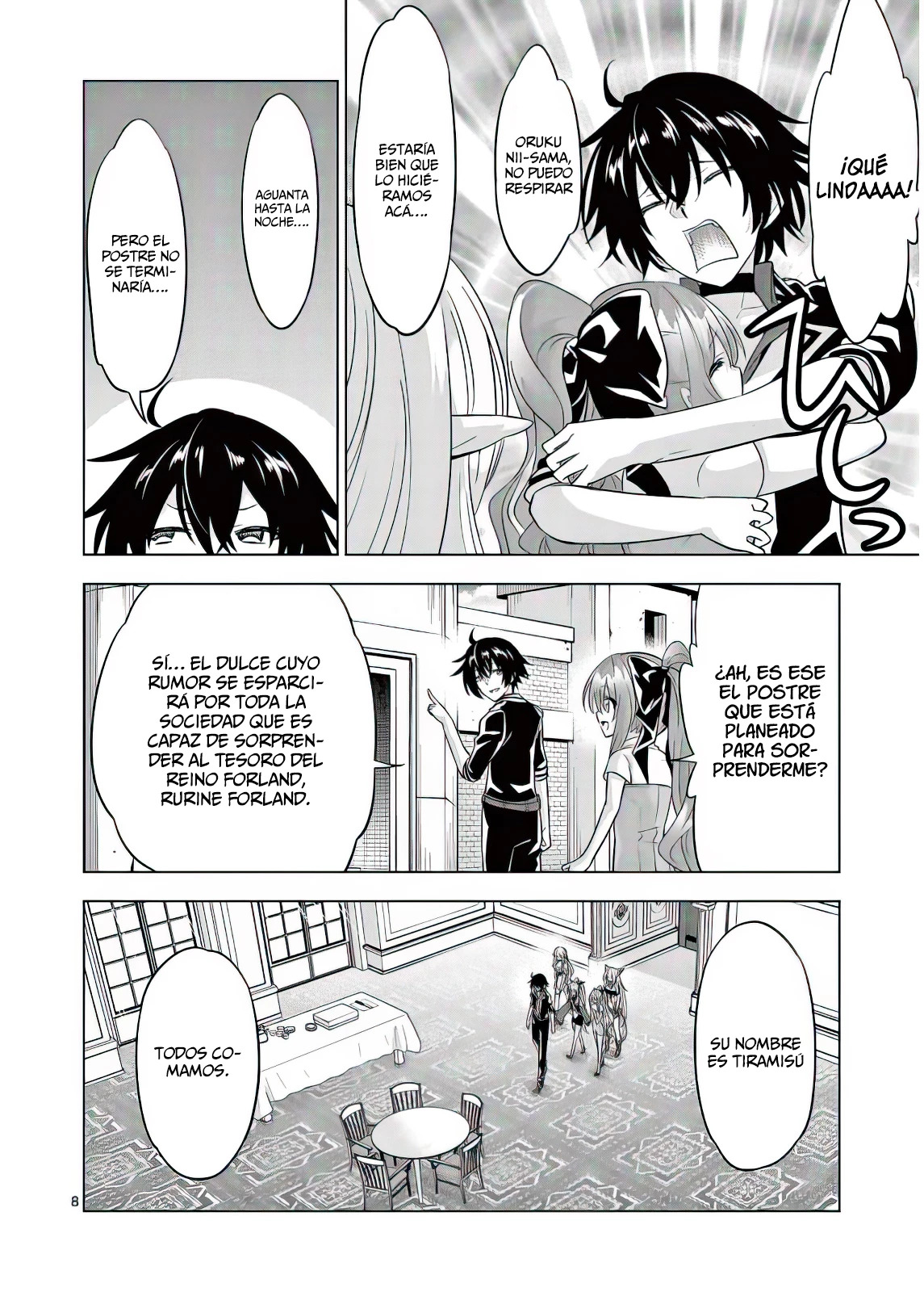 Shijou Saikyou Orc-san no Tanoshii Tanetsuke Harem Zukuri Capitulo 88: A veces los Dulces Participan en el Mundo de la Política. página 11