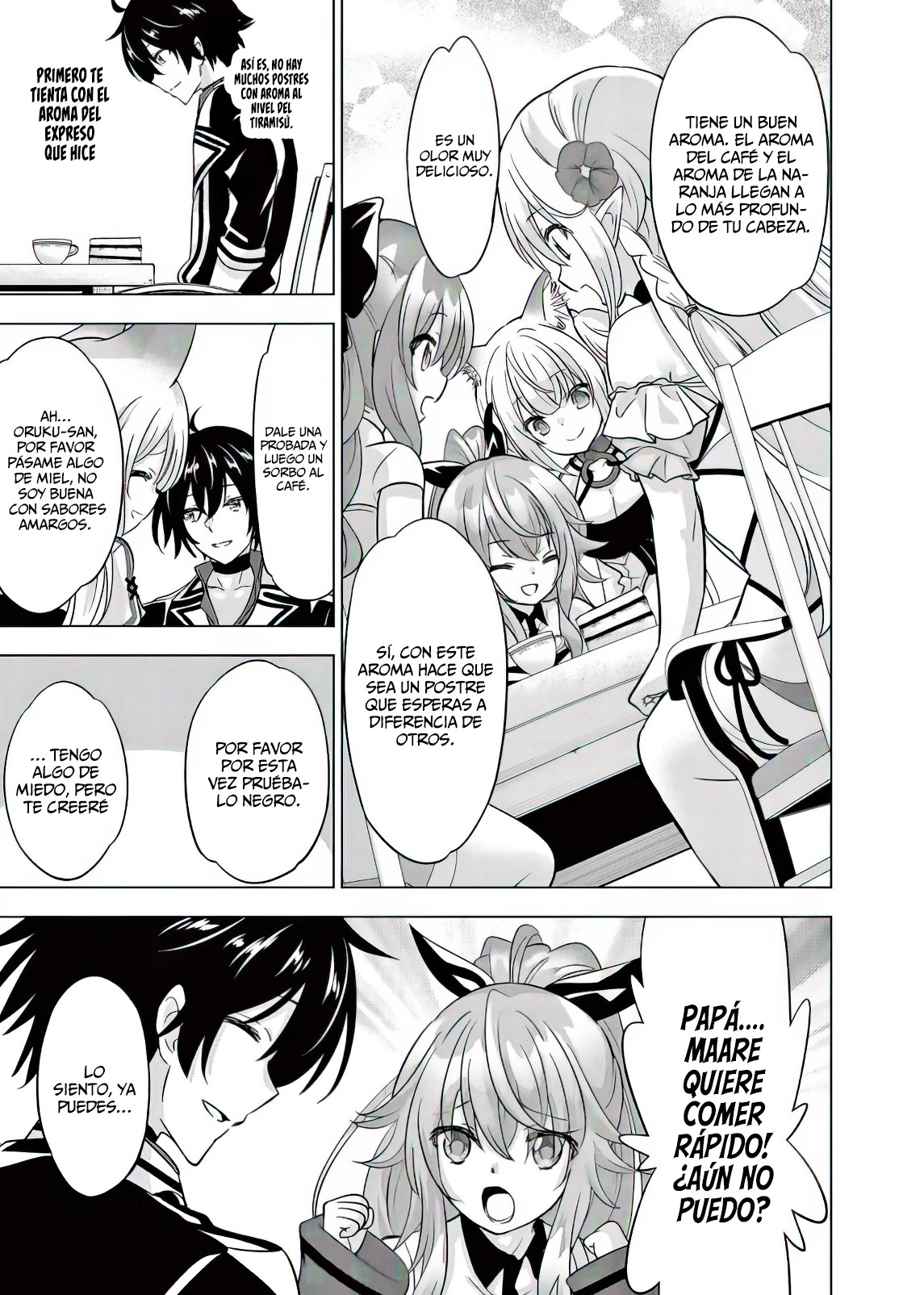 Shijou Saikyou Orc-san no Tanoshii Tanetsuke Harem Zukuri Capitulo 88: A veces los Dulces Participan en el Mundo de la Política. página 14