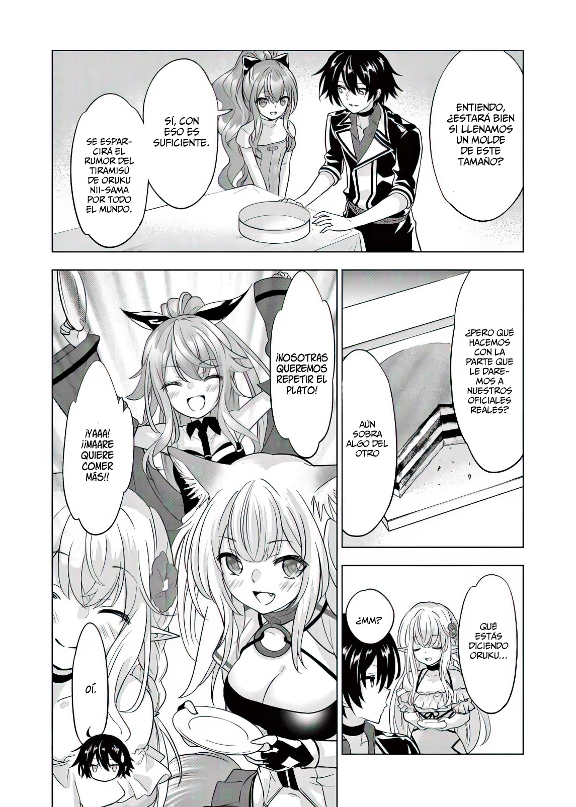 Shijou Saikyou Orc-san no Tanoshii Tanetsuke Harem Zukuri Capitulo 88: A veces los Dulces Participan en el Mundo de la Política. página 21