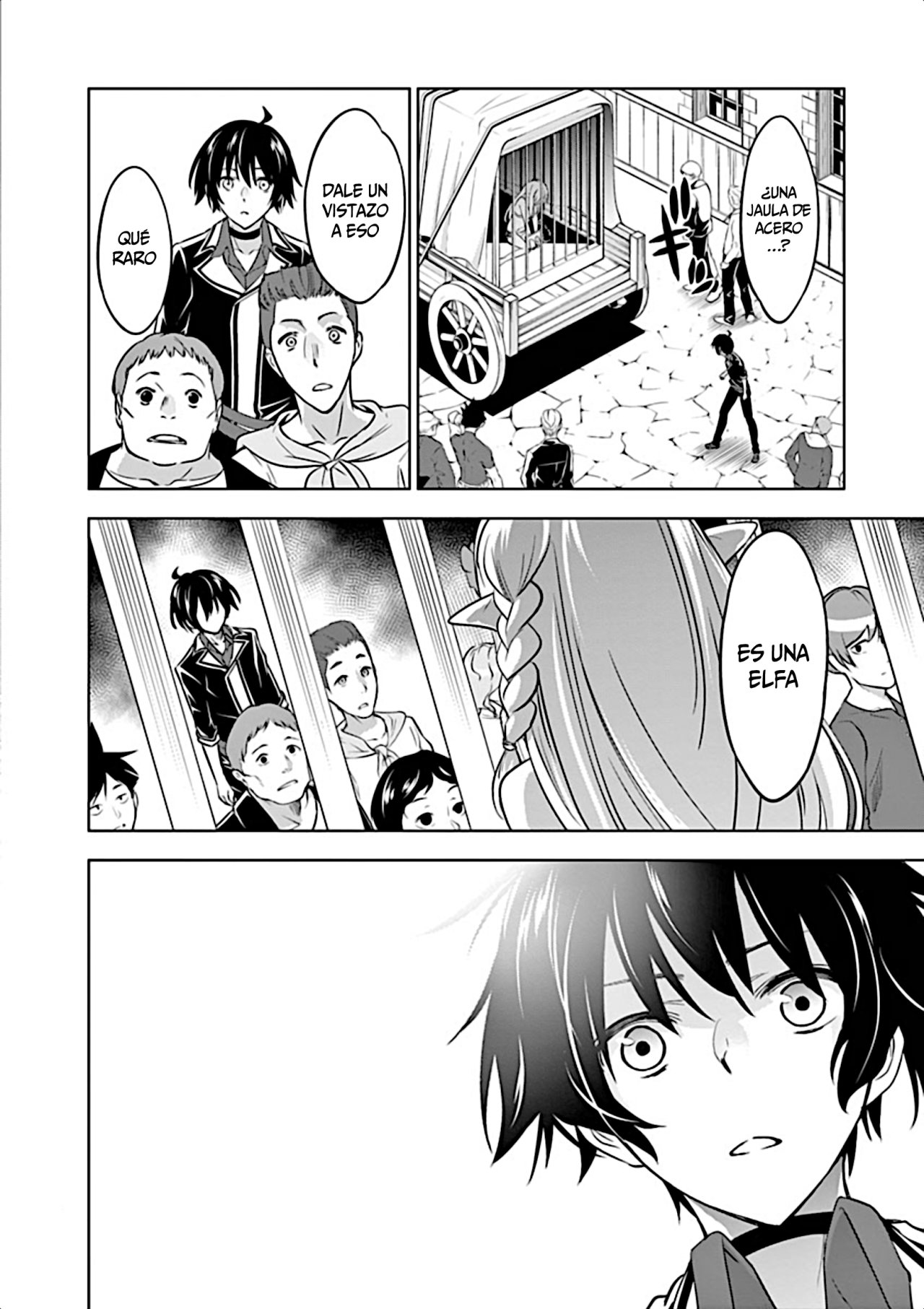 Shijou Saikyou Orc-san no Tanoshii Tanetsuke Harem Zukuri Capitulo 9: ¡Sip! La primera integrante del harem tiene que ser una Elfa página 11
